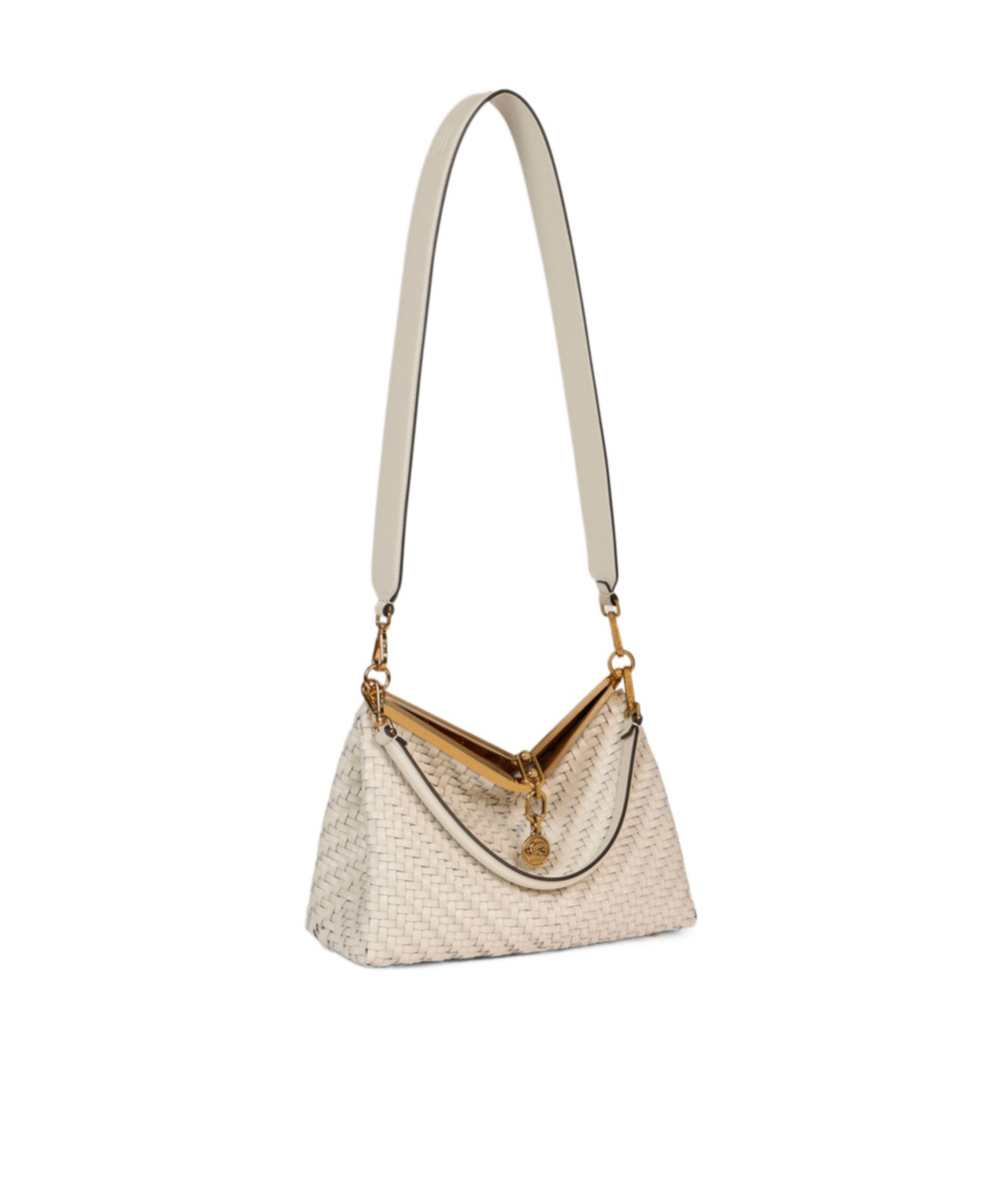 Etro Medium Vela Shoulder Bag In Nude