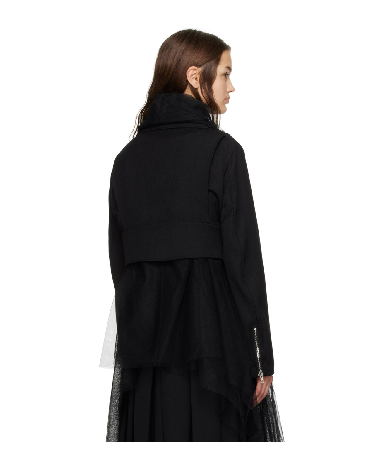 COMME DES GARÇONS ZIP CASUAL JACKET WITH FRONT