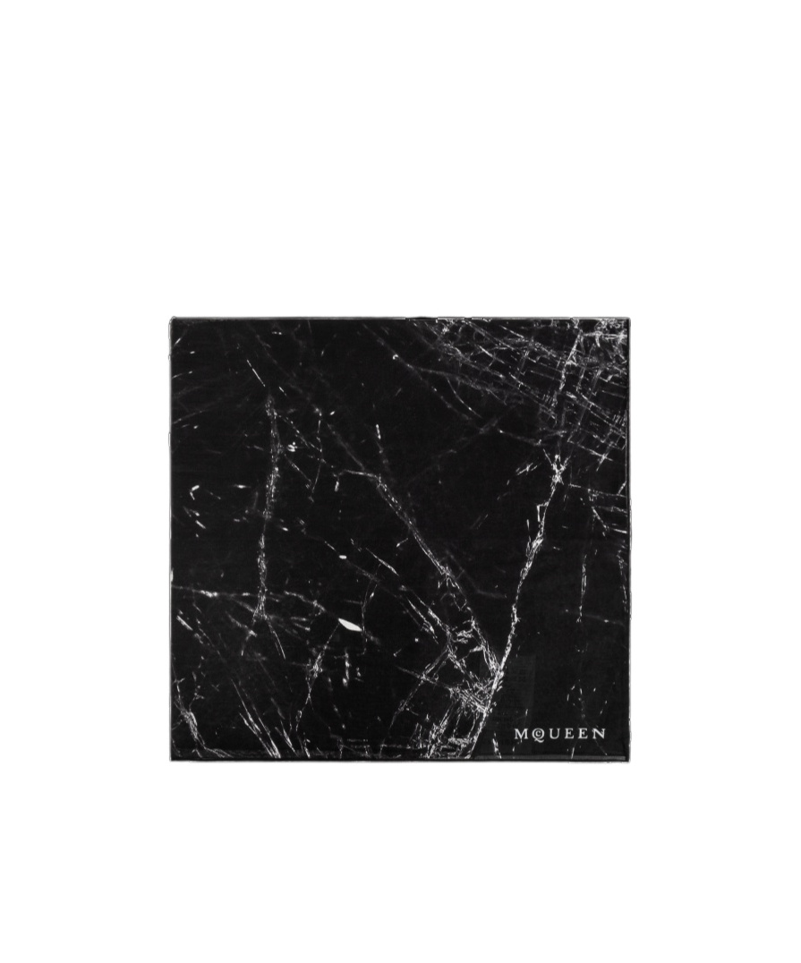 Alexander Mcqueen Square Scarf In Black