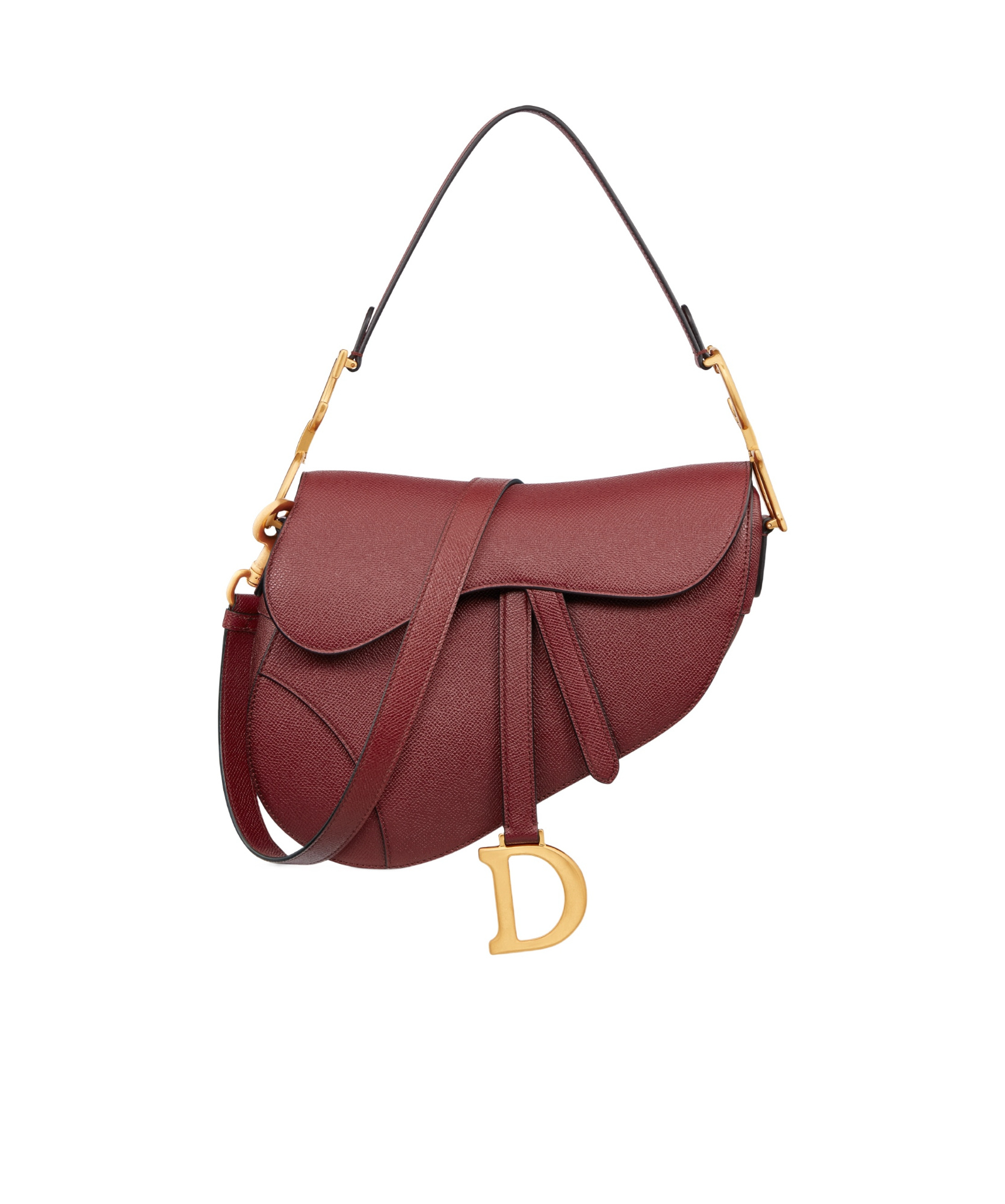 Dior Saddle Bag With Shoulder Strap In Brown