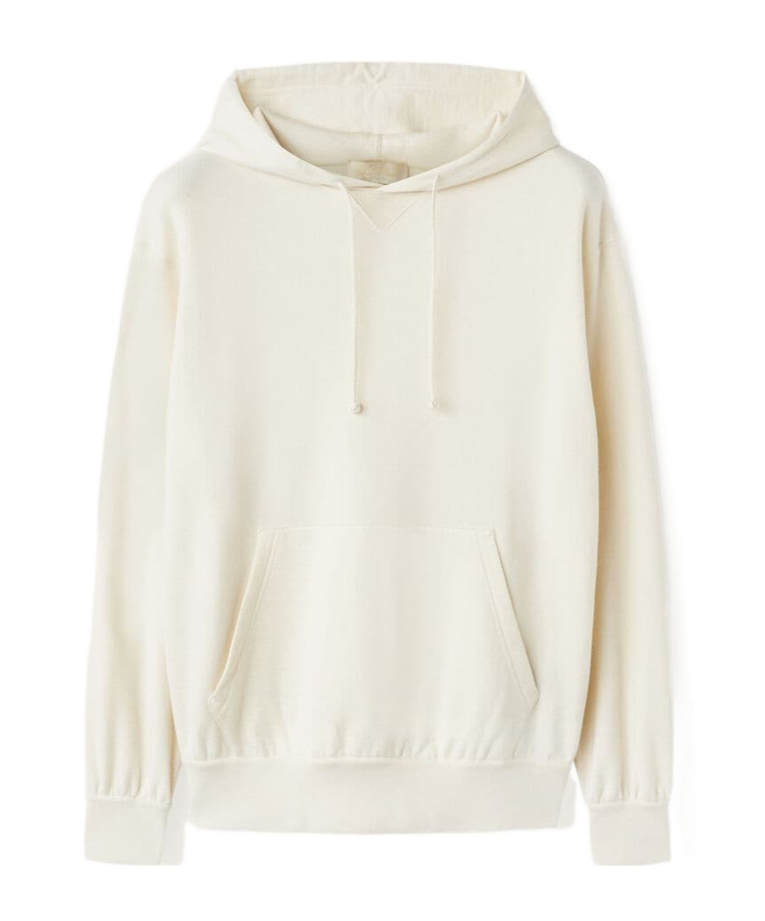 Loro Piana Long-sleeved Sweater In Vanilla Ivory