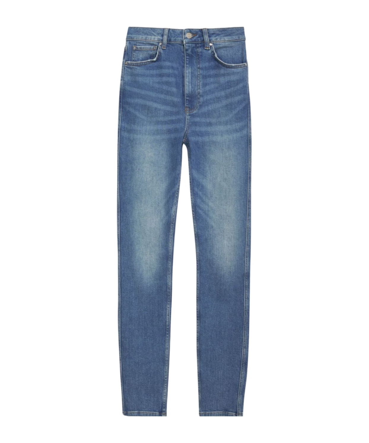 ANINE BING BELT-LOOP JEANS