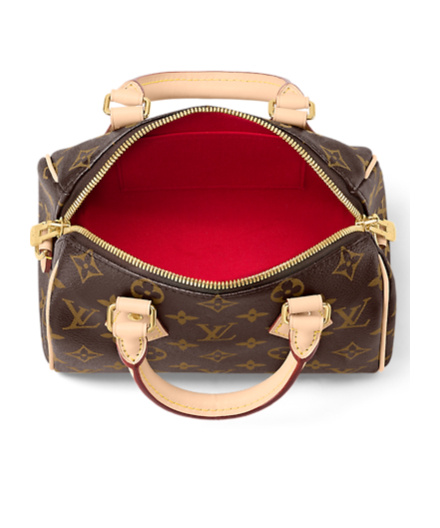 Pre-owned Louis Vuitton Speedy Bandouliere 20 Shoulder Bag In Brown