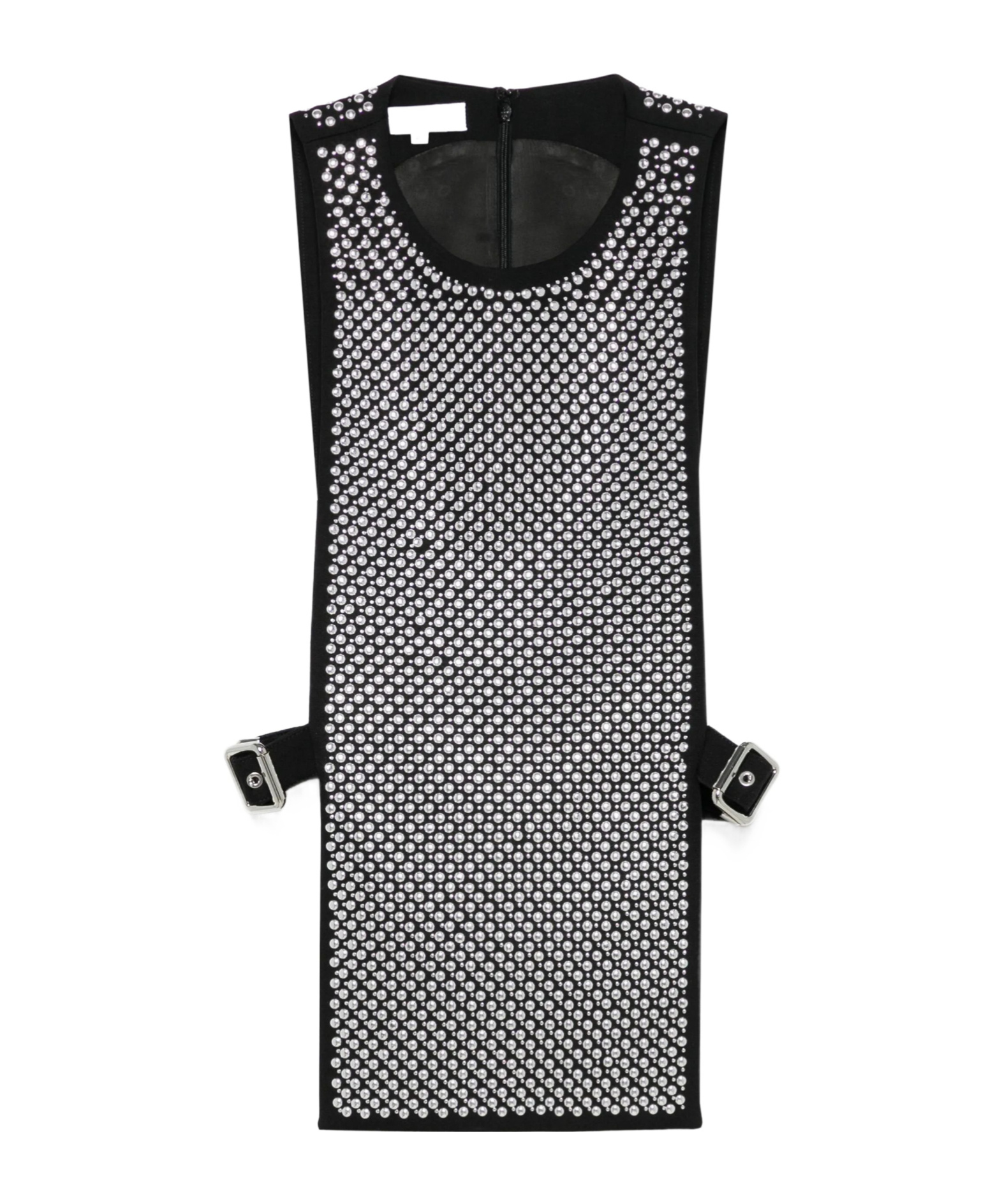 Rabanne Apron Stud-embellished Wool Top