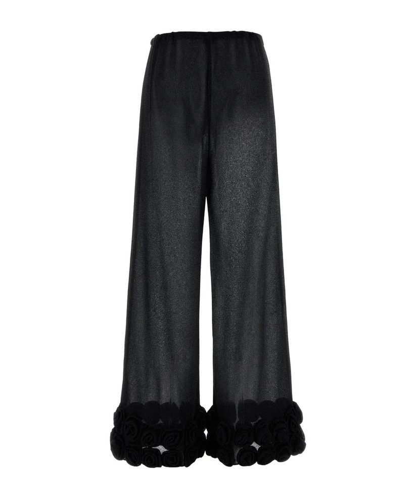 Oseree Oséree Wide-leg Pants In Black