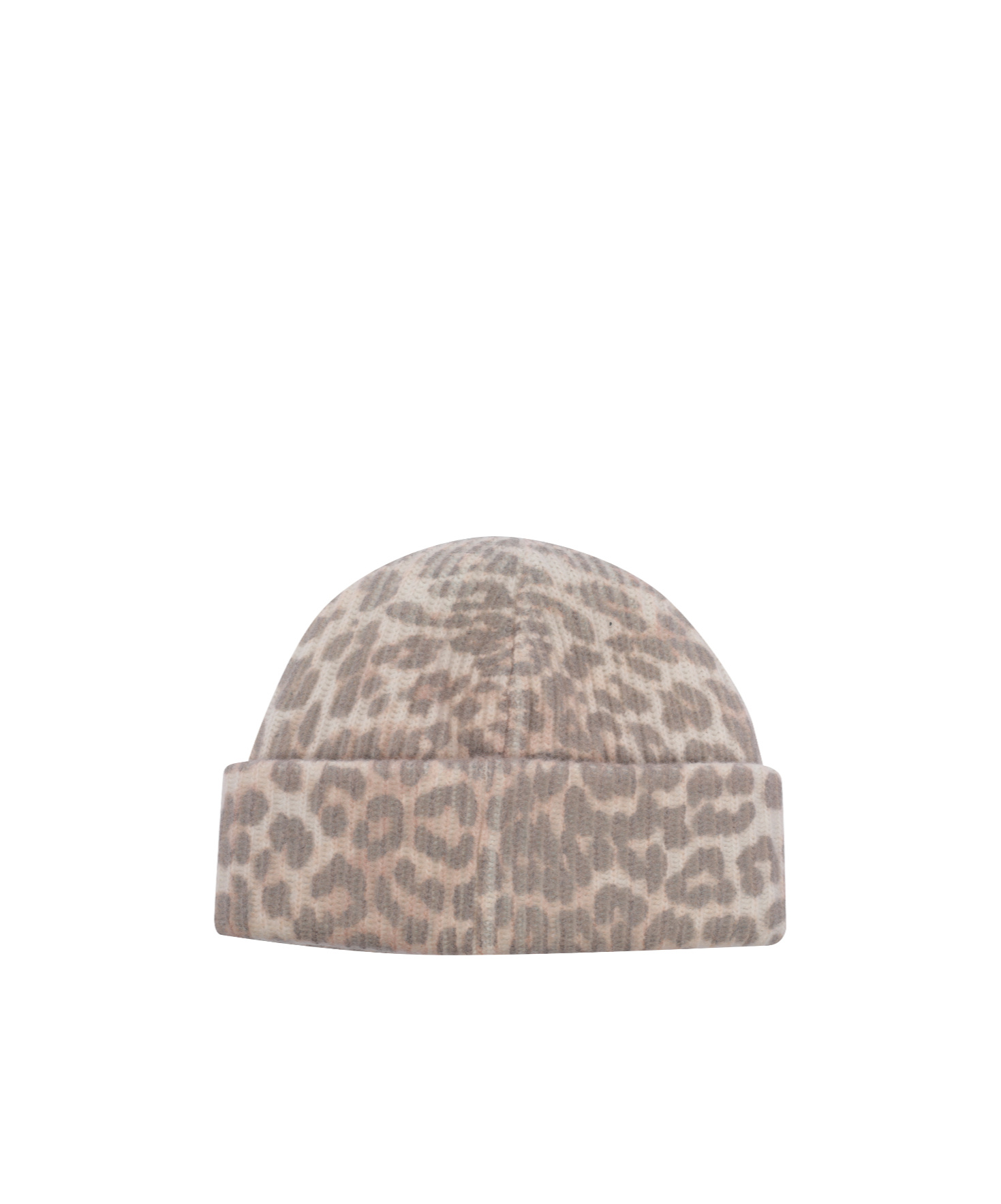 Ganni Animal-print Wool-blend Beanie