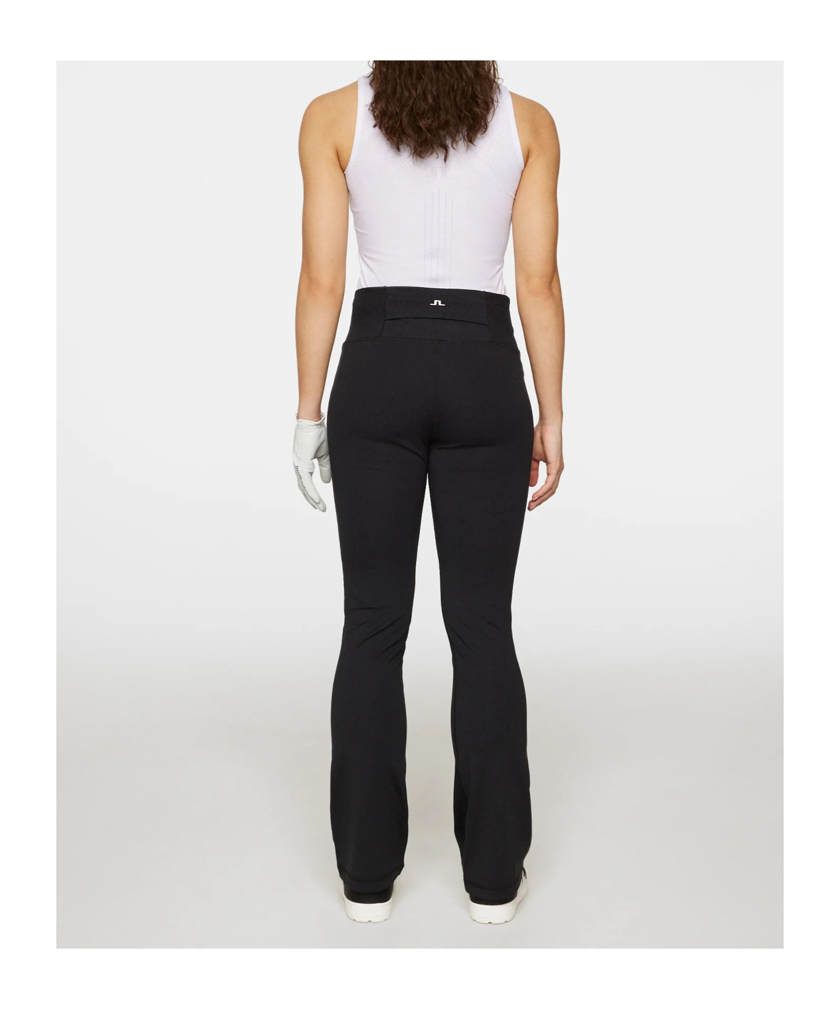 J. Lindeberg Fiona Flared Skinny Pants In Black