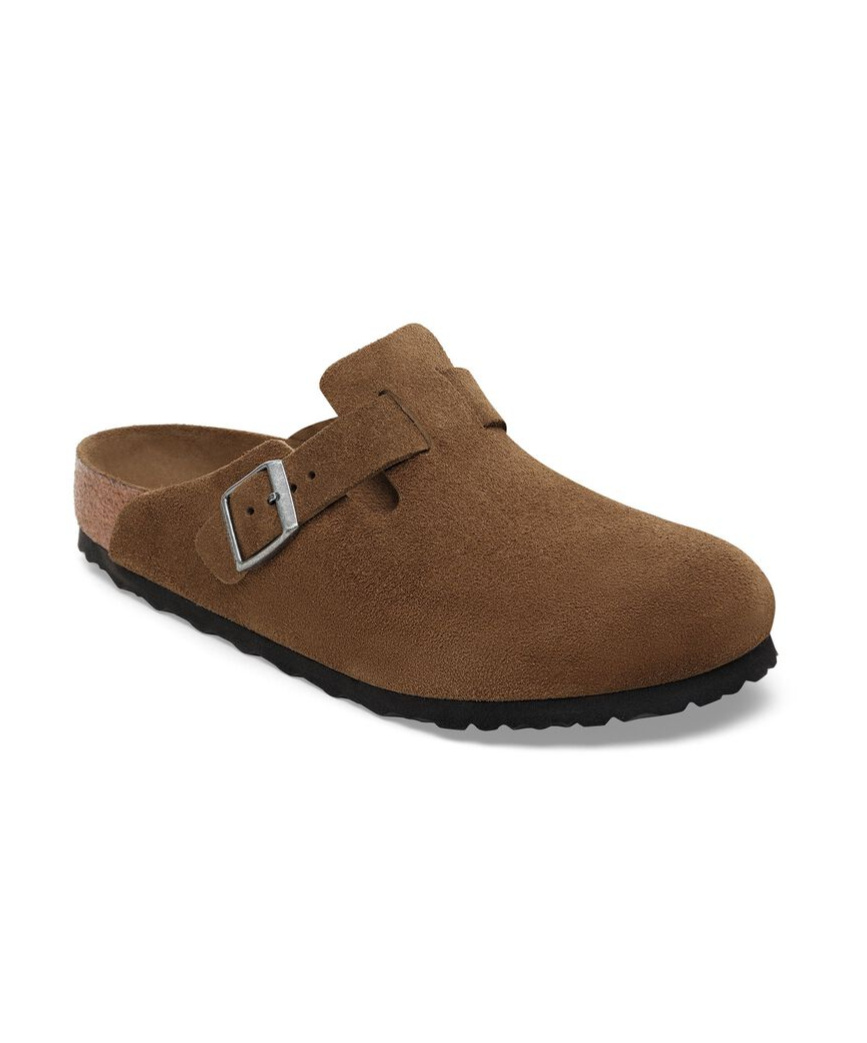 Birkenstock Suede Cork Platform Sandals Double Strap In Multi