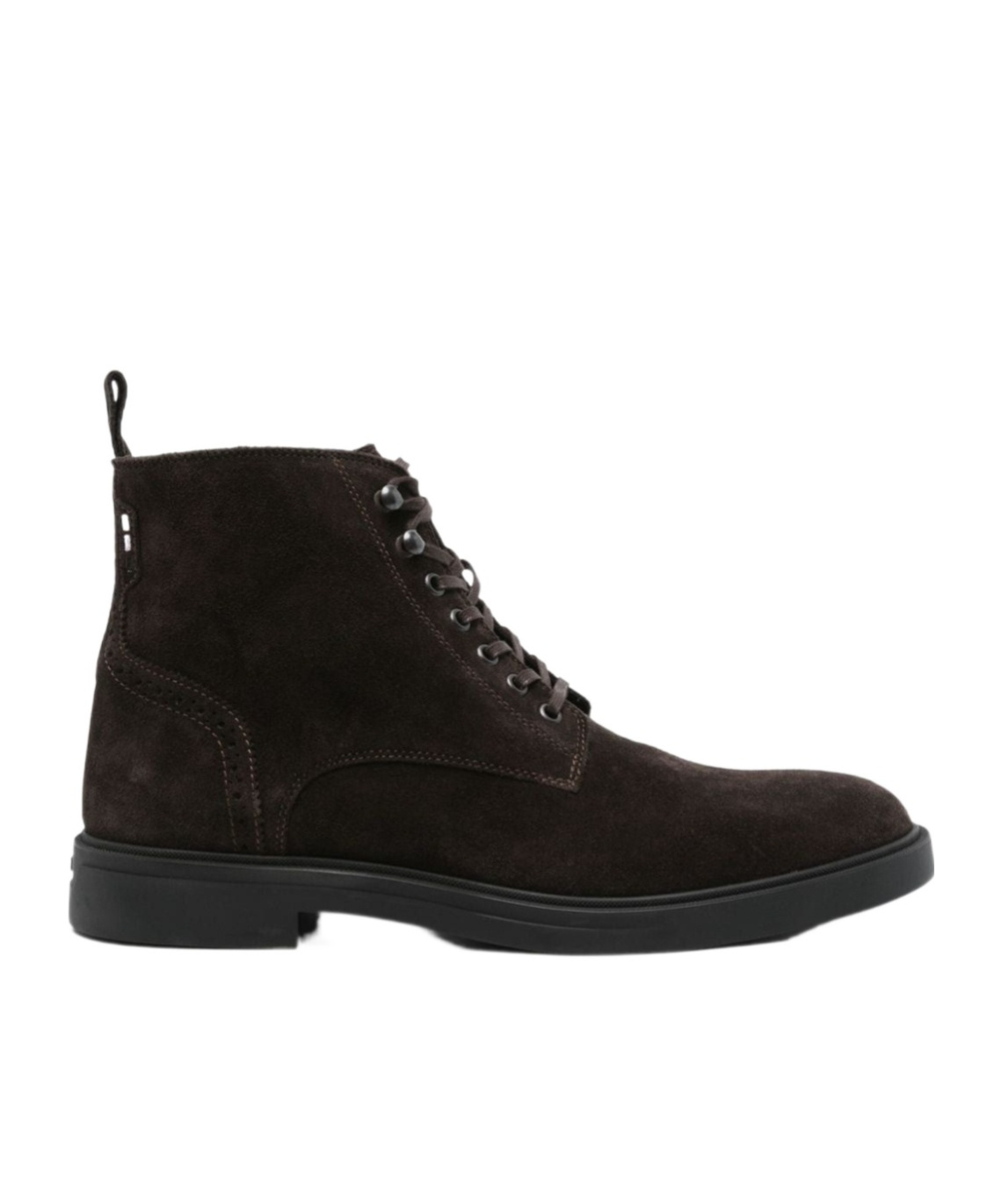 Hugo Boss Suede Ankle Boots In Black