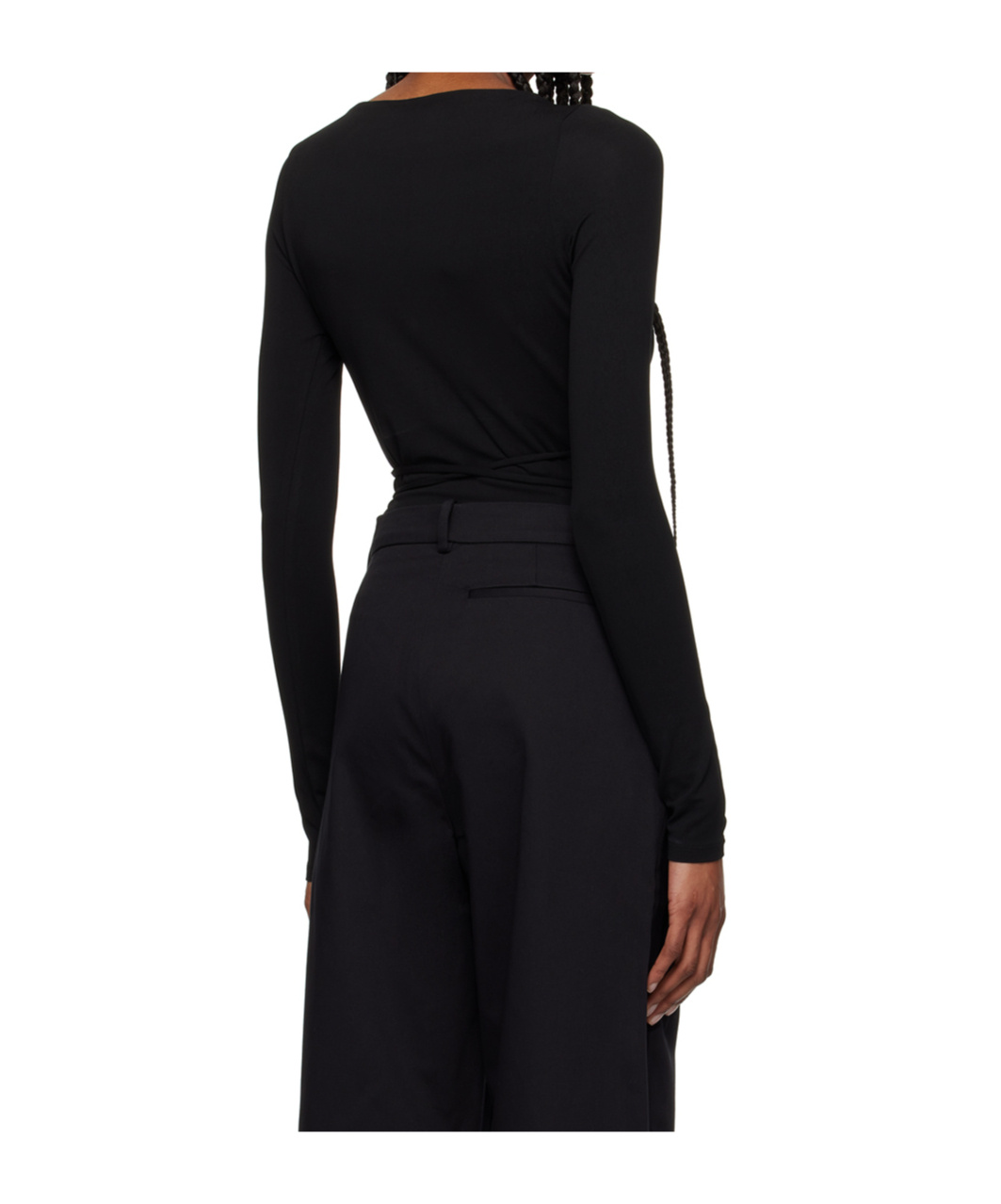 Tove Hollow Bodysuit In Black