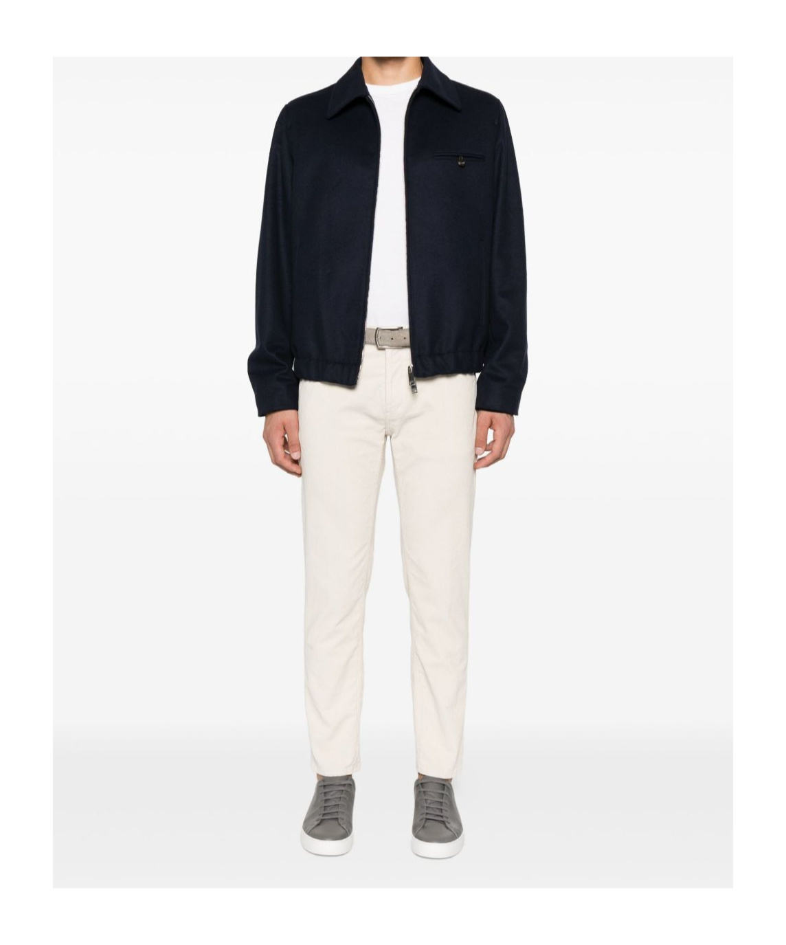Dondup Natural Straight Leg Jeans In White
