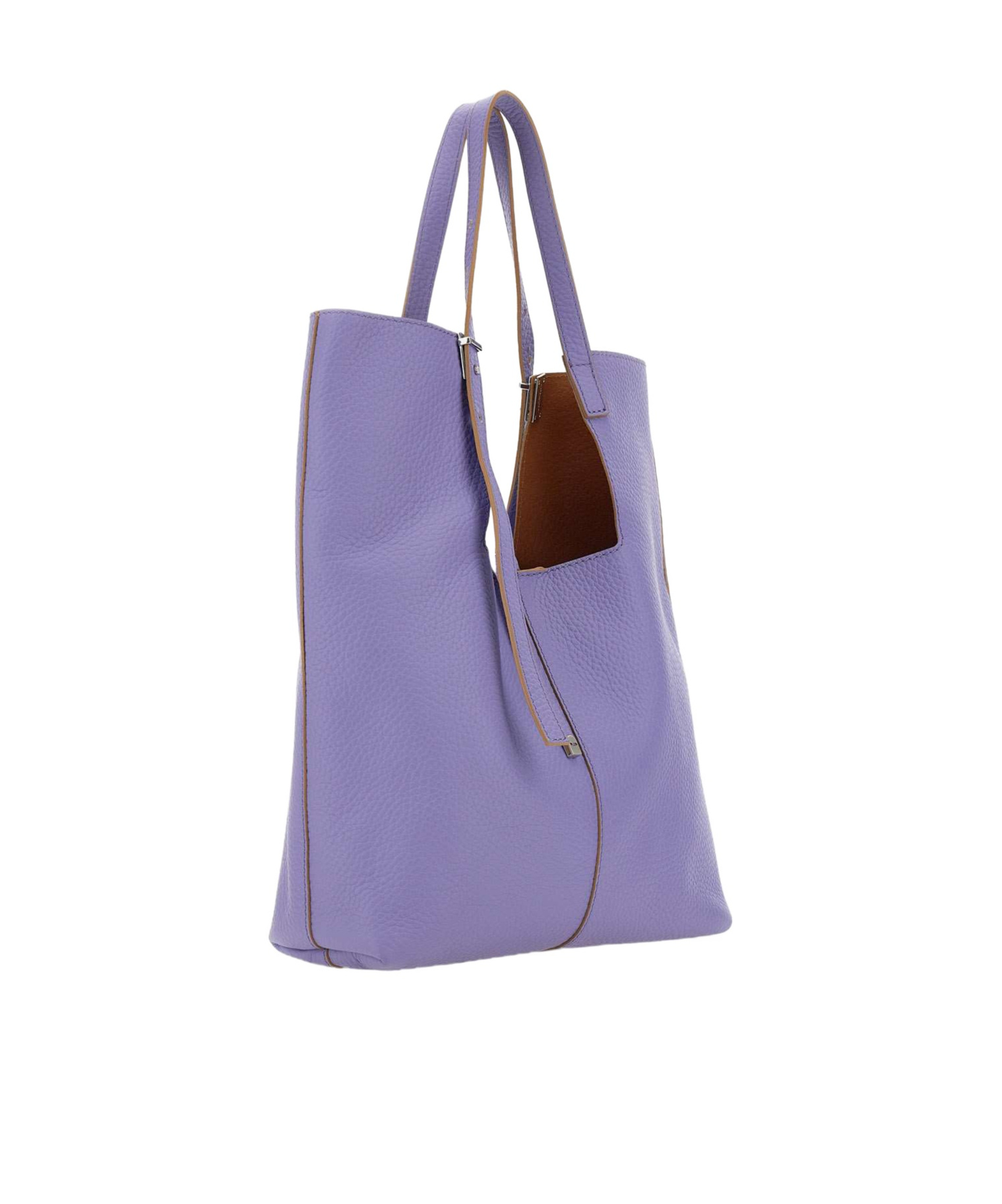 Gianni Chiarini Ava Top Handle Bag In Purple