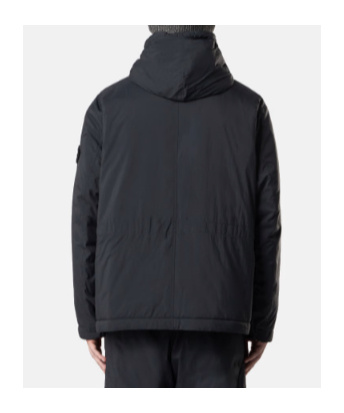 Stone Island Padded Jacket With Water-repellent Finish In Black