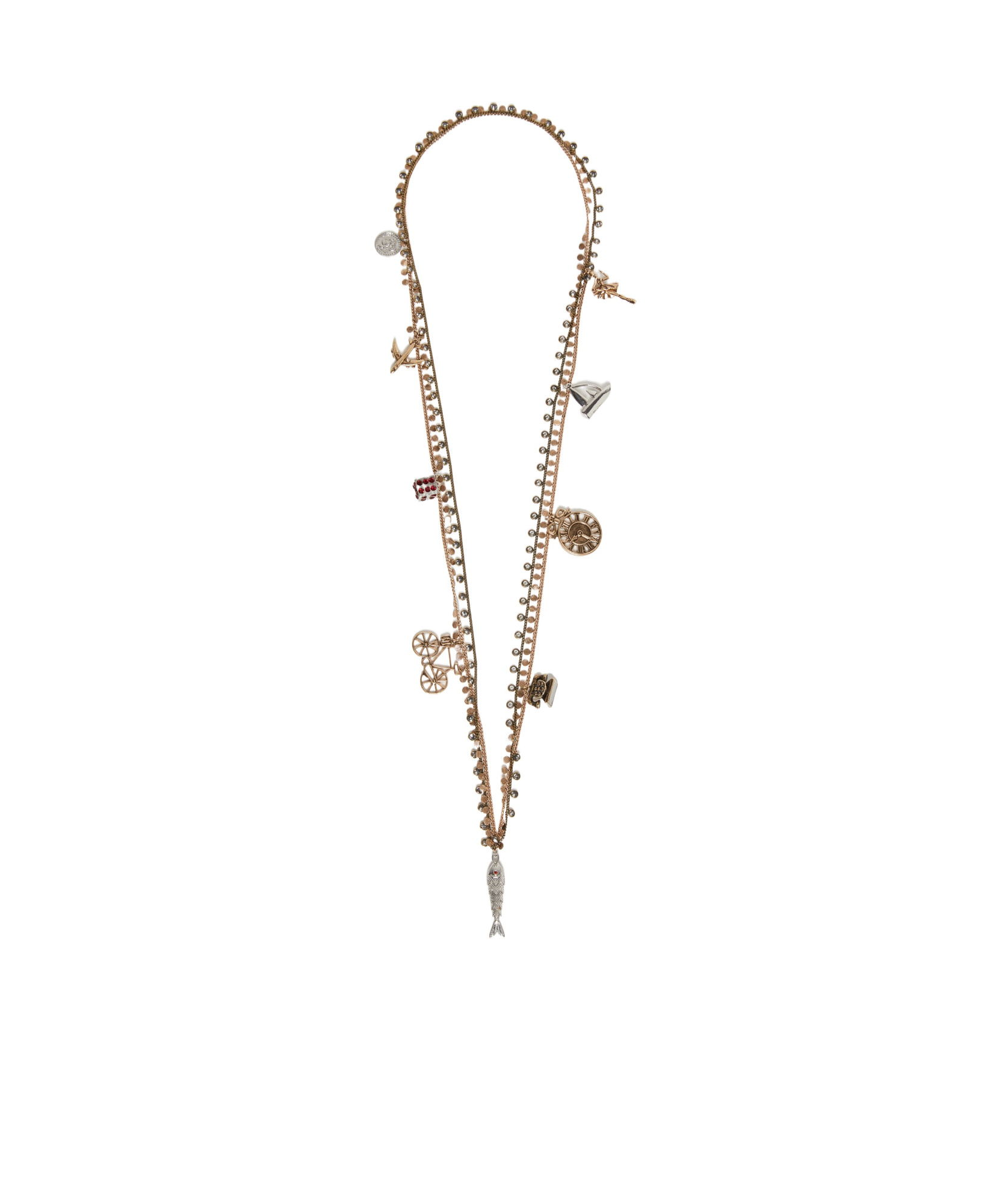 Weekend Max Mara Athenaeum Necklace With Charm In Gold