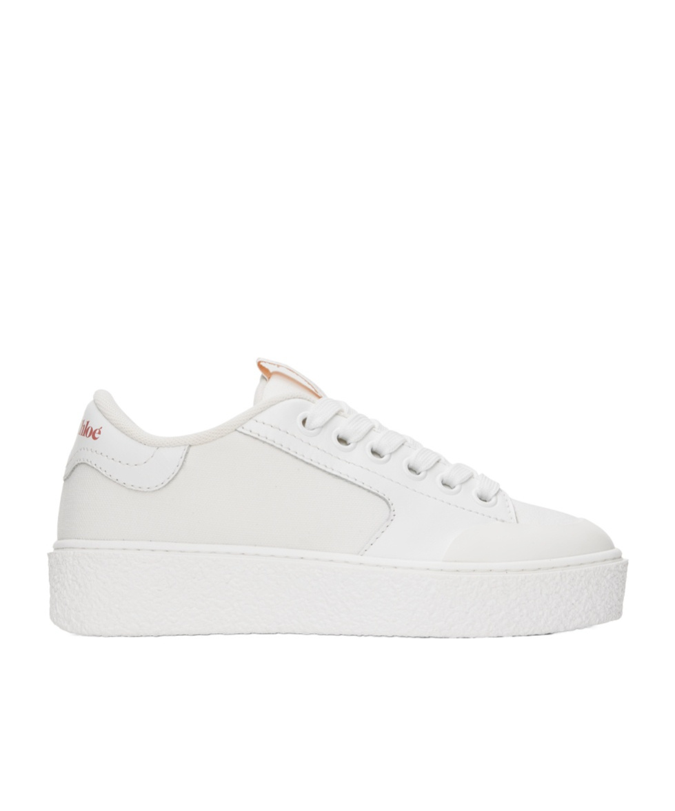 See By Chloé Tie Low-top Casual Shoes In White