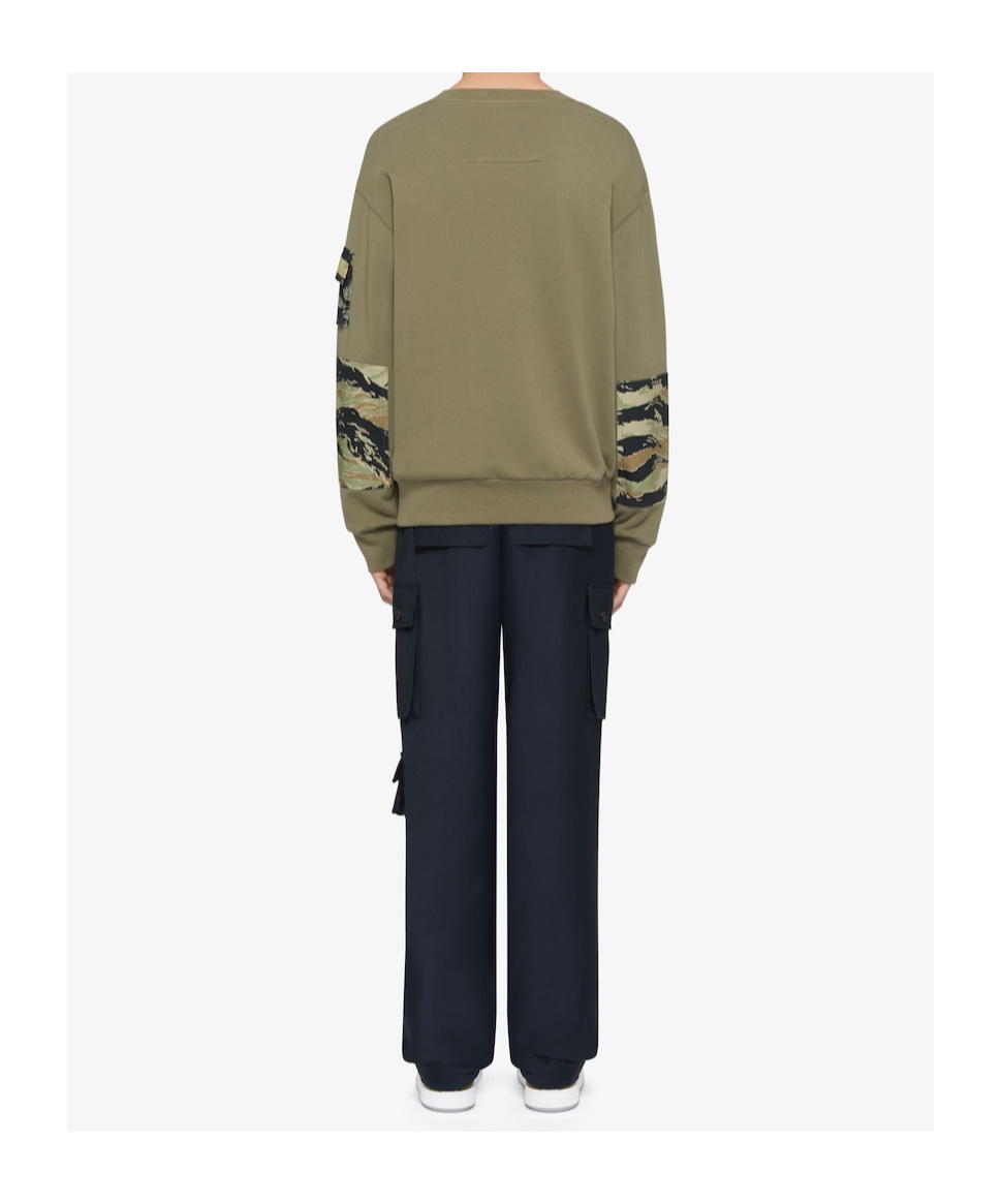 Givenchy Long-sleeved Sweater In Gray