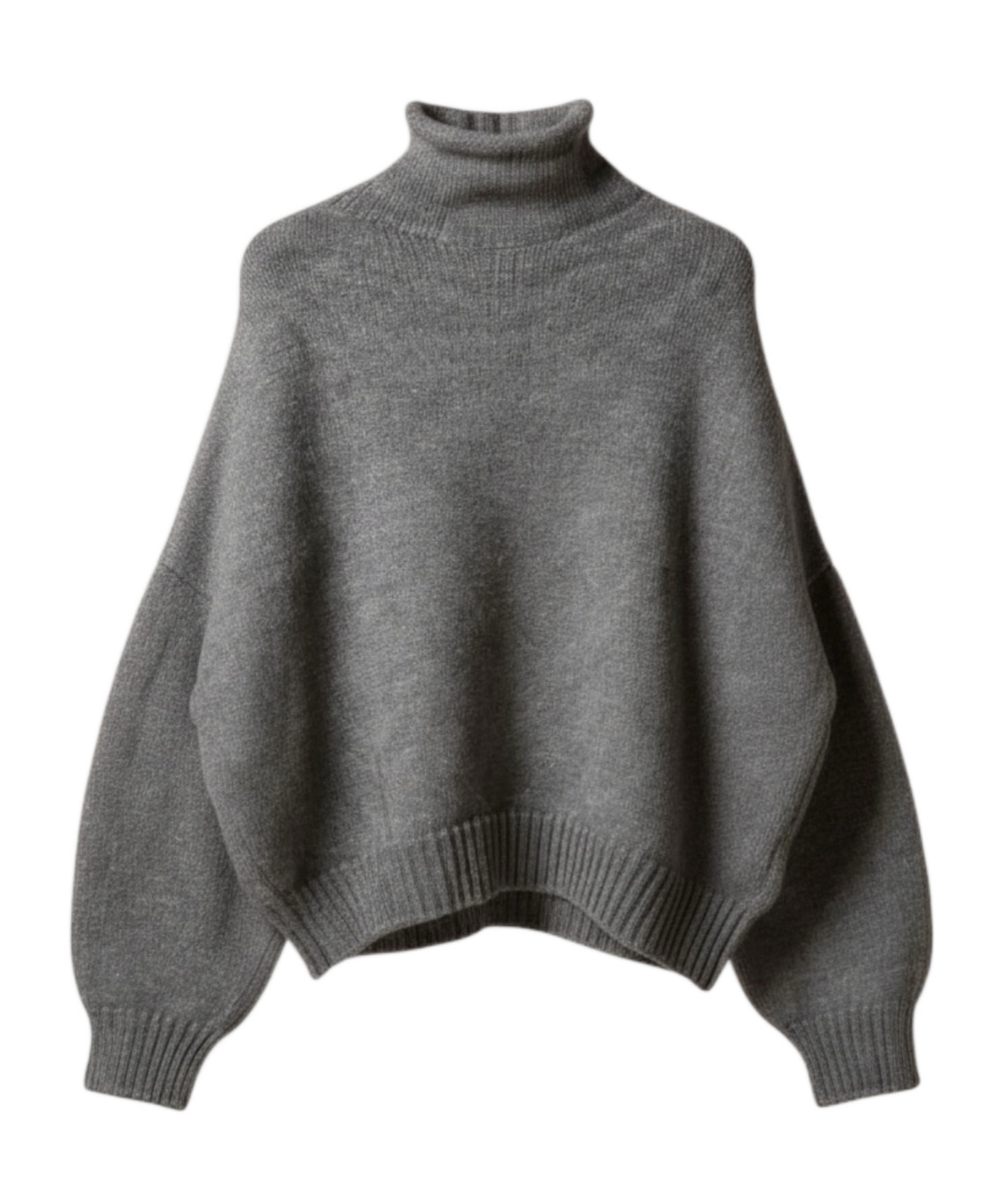 Khaite Roll-neck Sweater In Gray