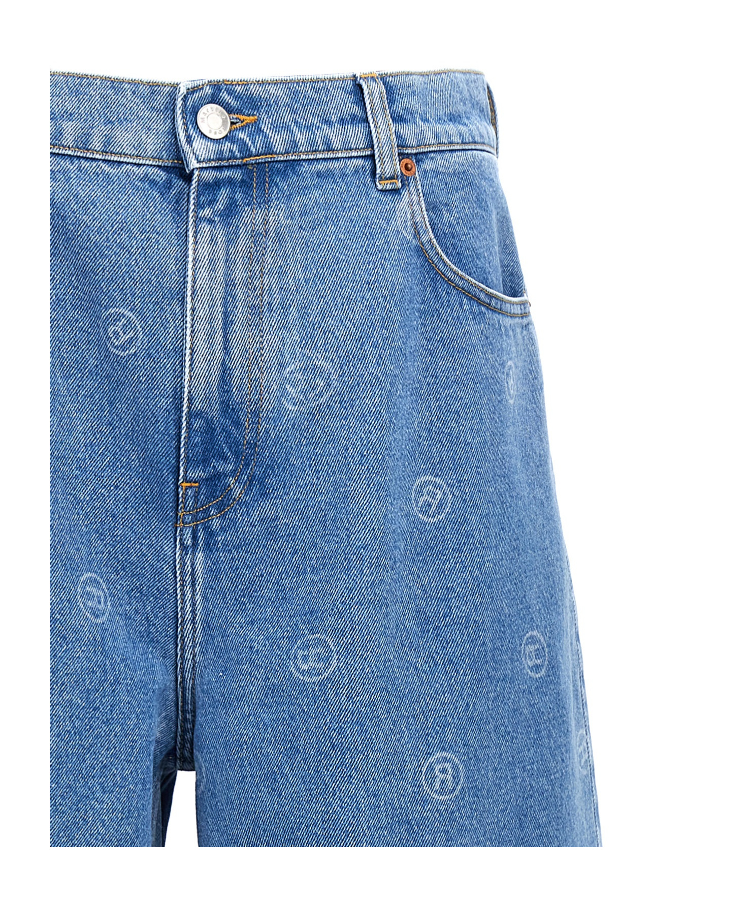 Martine Rose Belt-loop Jeans In Blue