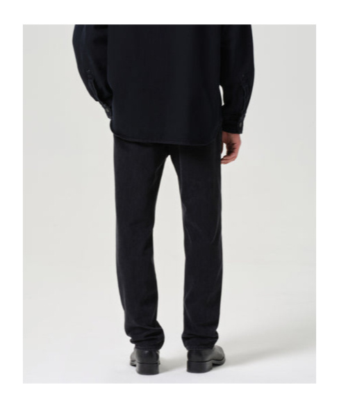 Agolde Belt-loop Jeans In Black