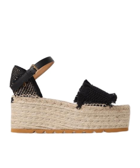 Stella Mccartney Round Toe High Heel Sandals In Brown
