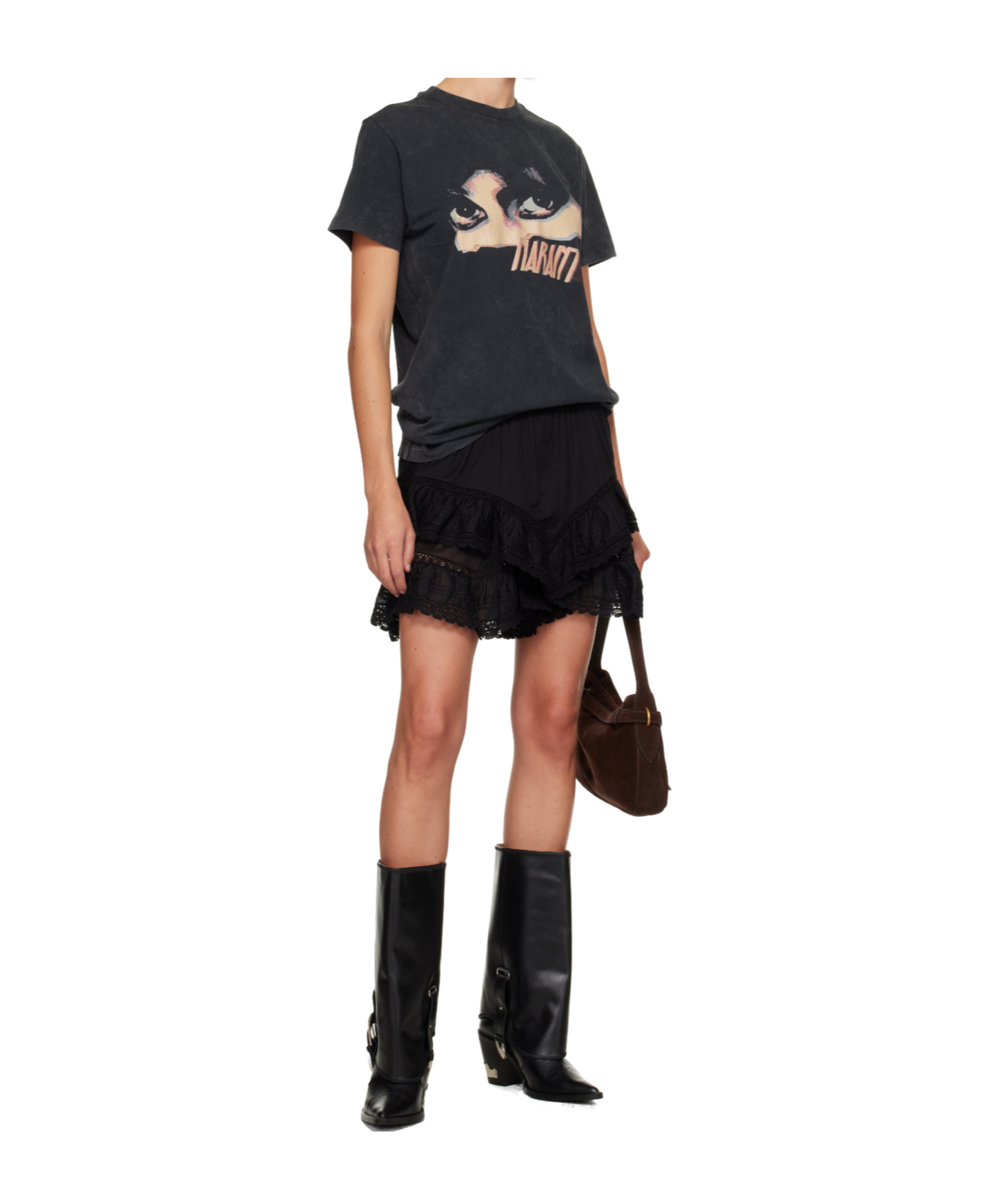 Isabel Marant Étoile Geana Shorts In Black