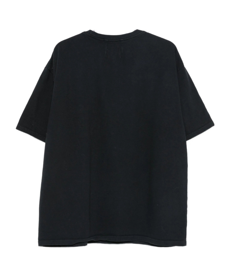 Rhude Thousand Palms Logo-print Cotton-jersey T-shirt In Black