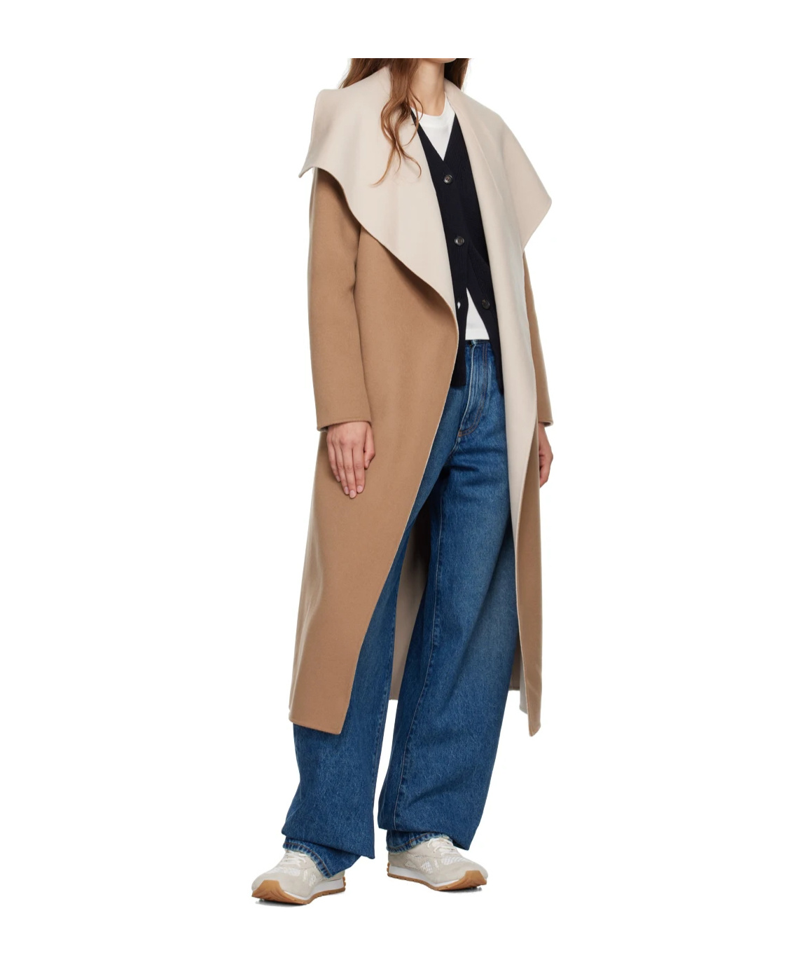 Mackage Mai-cn Double-layer Coat In Nude