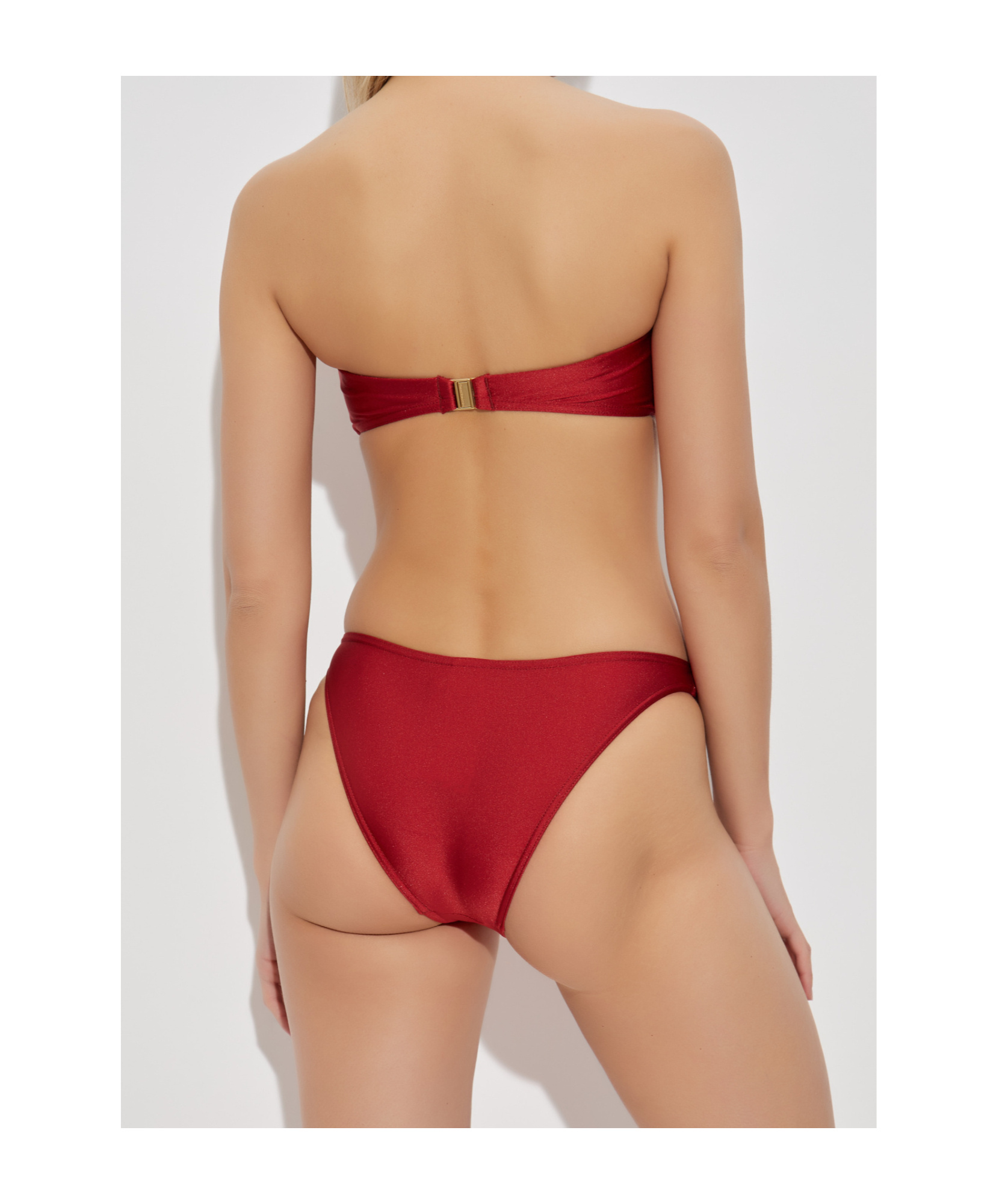 Zimmermann Triangle Bikini Top In Red