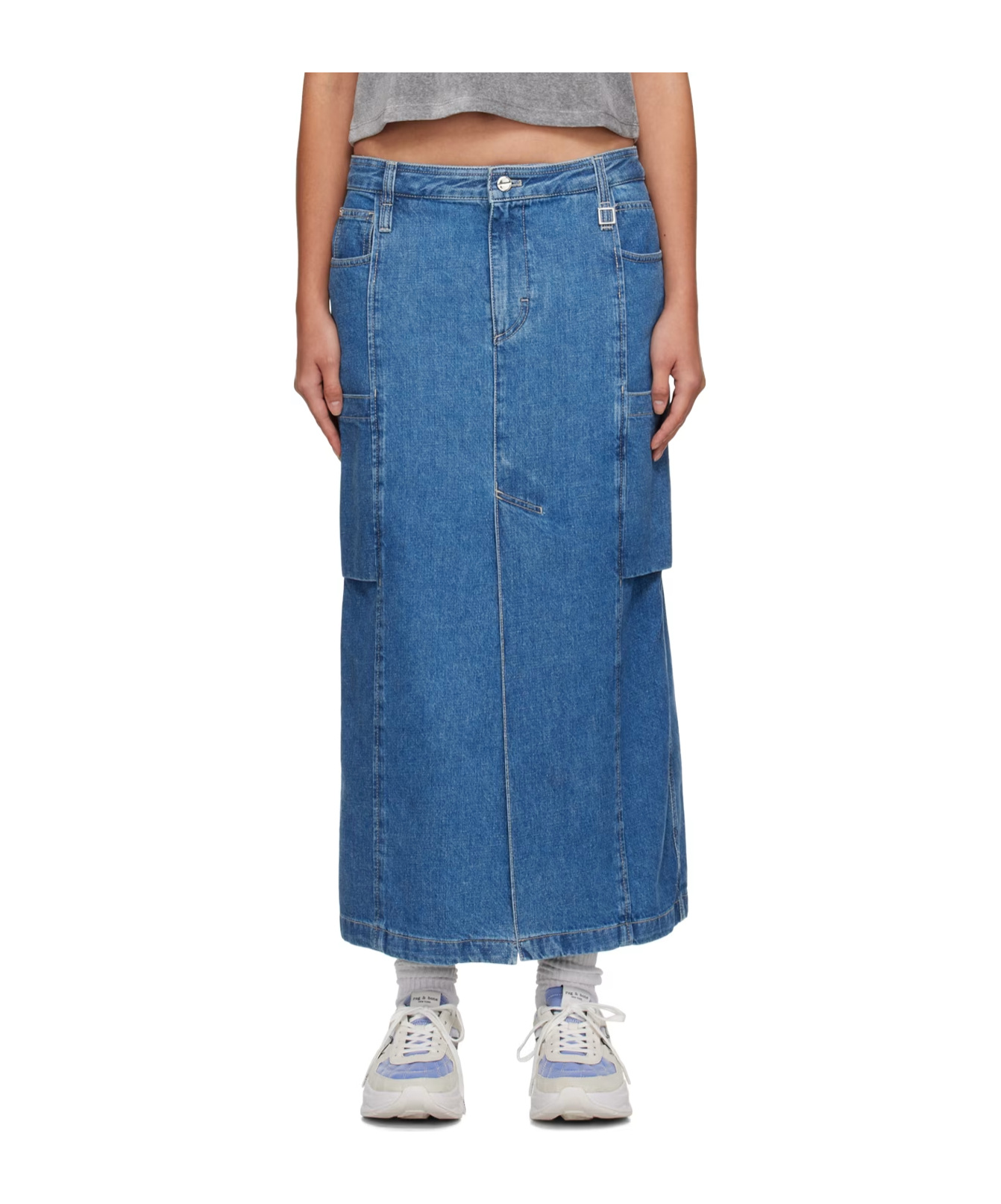 WOOYOUNGMI COWBOY POCKET SKIRT 