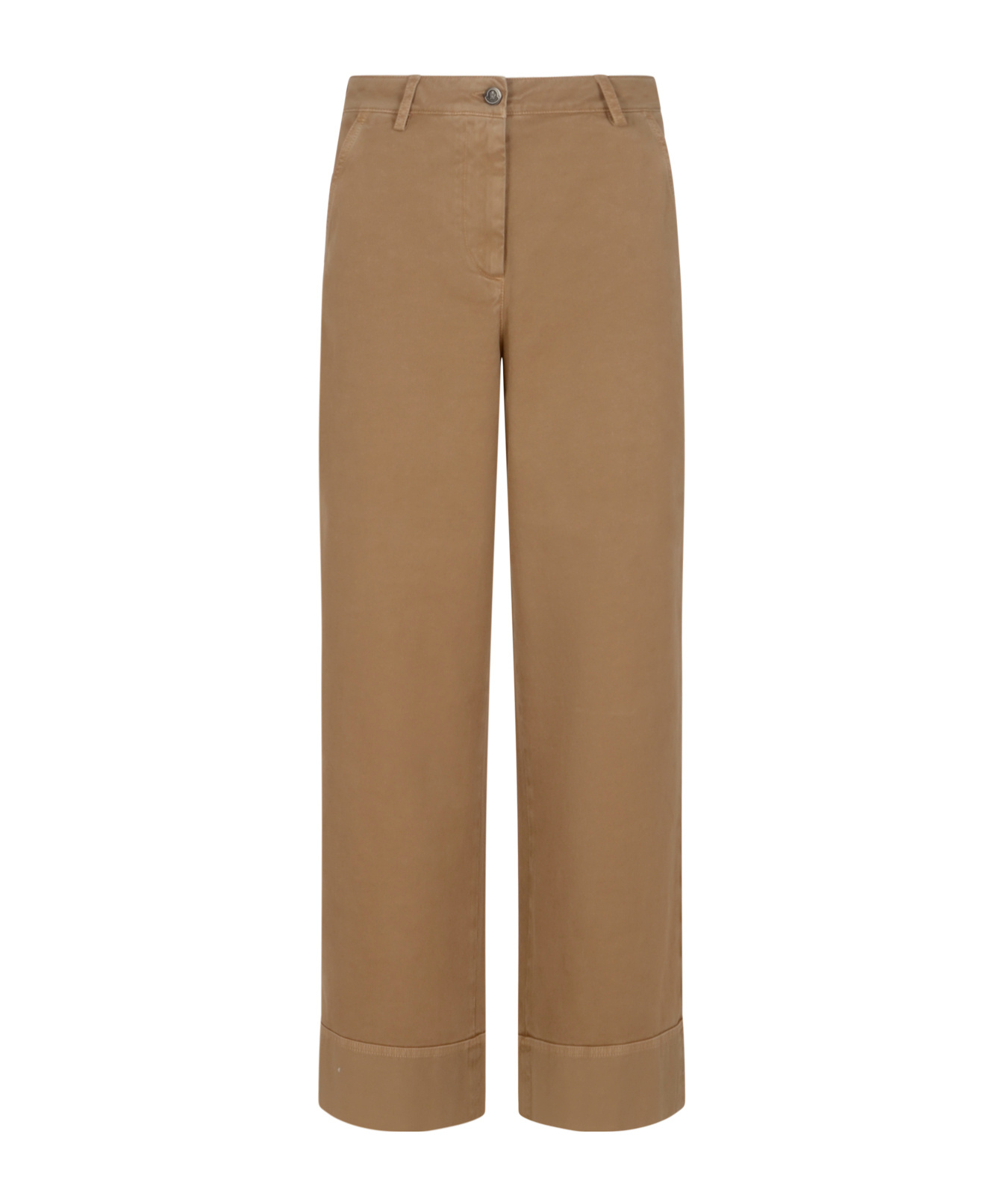 Moncler Worker Trousers In Brown