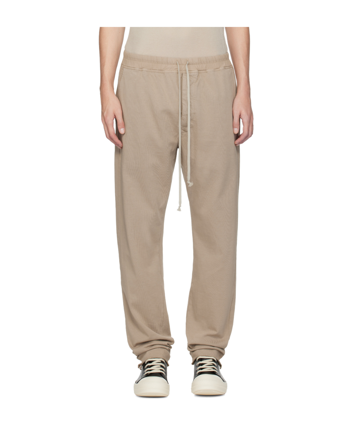 Rick Owens Drkshdw Concordians Berlin Drawstring Sweatpants In Neutral