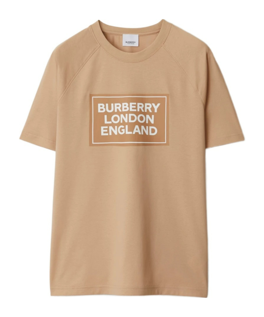 Burberry Item O-neck Short-sleeved T-shirt In Nude