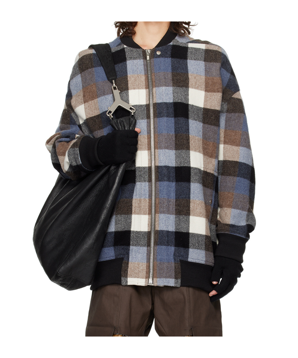 Rick Owens Long-sleeved Pilot Jacket In Black