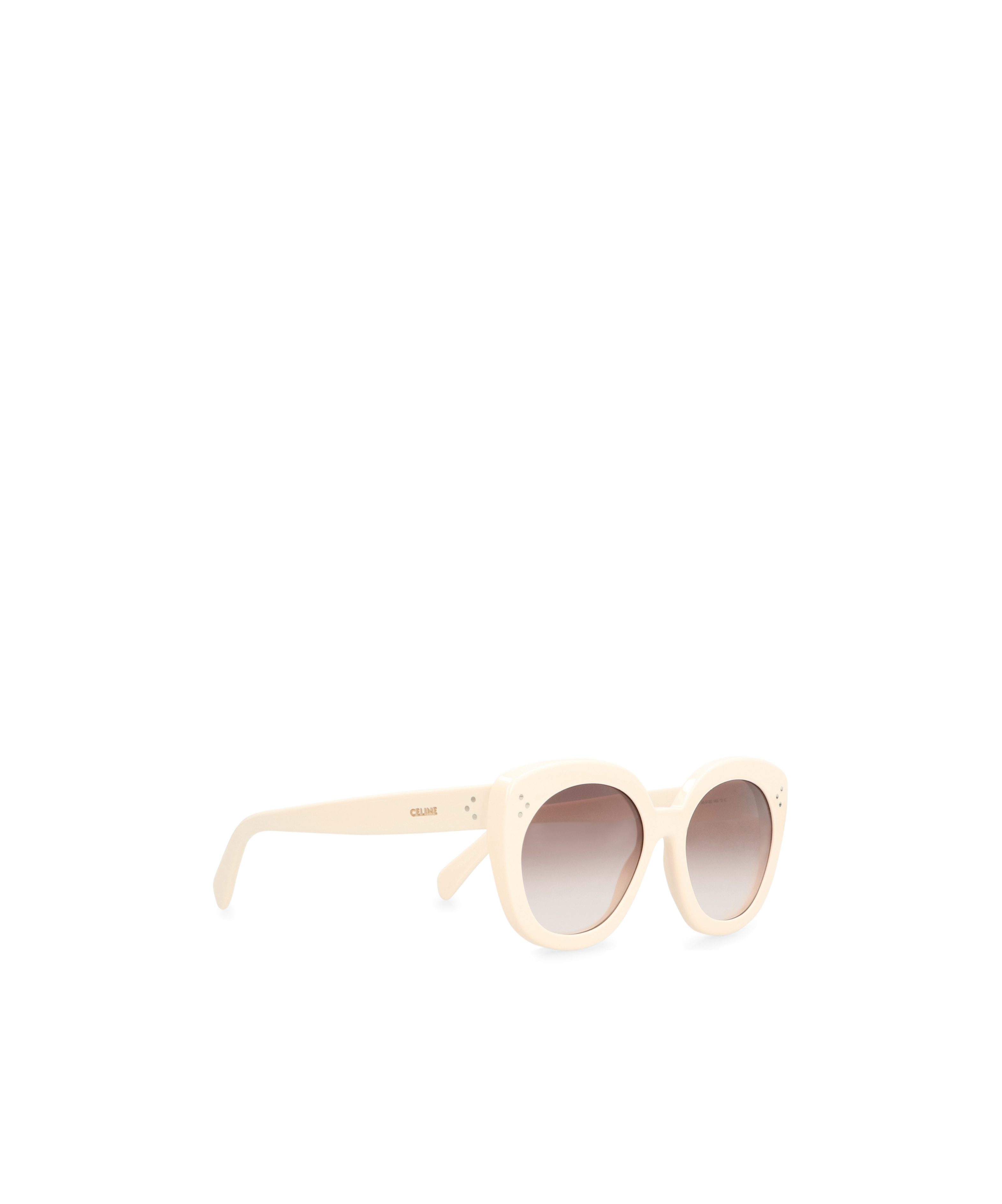 Celine Full Frame Sunglasses In White