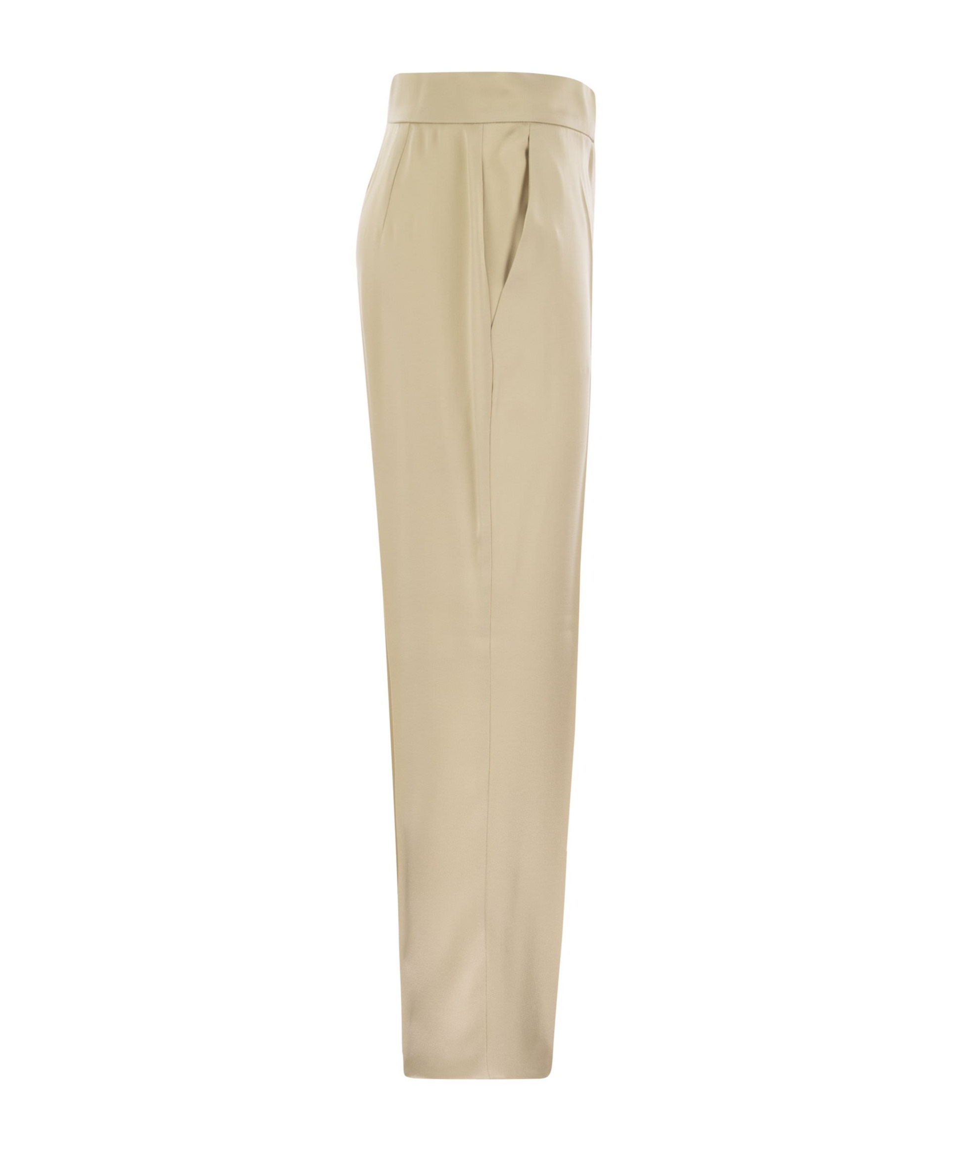 Max Mara Pegno Straight-leg Trousers In Neutral