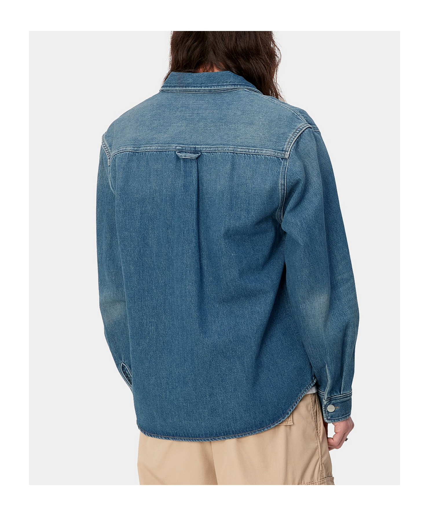 Carhartt Work In Progress Lincoln Denim Shirt Jacket In Blue