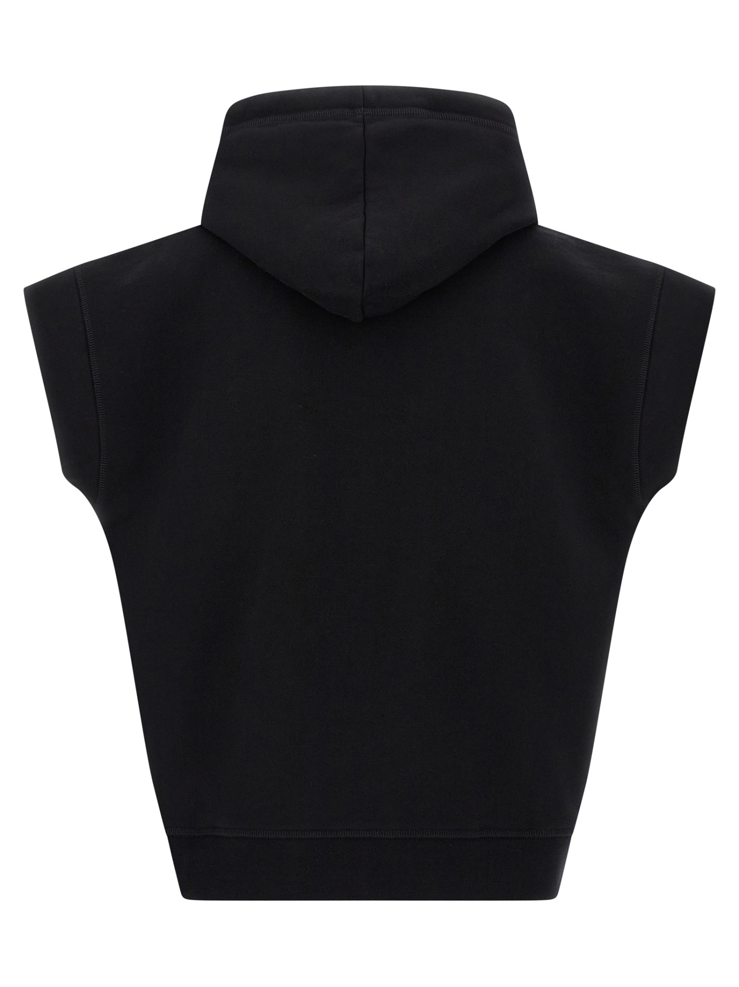 Dsquared2 Magliano Capsule Sleeveless Hoodie With Graphic Print In Black