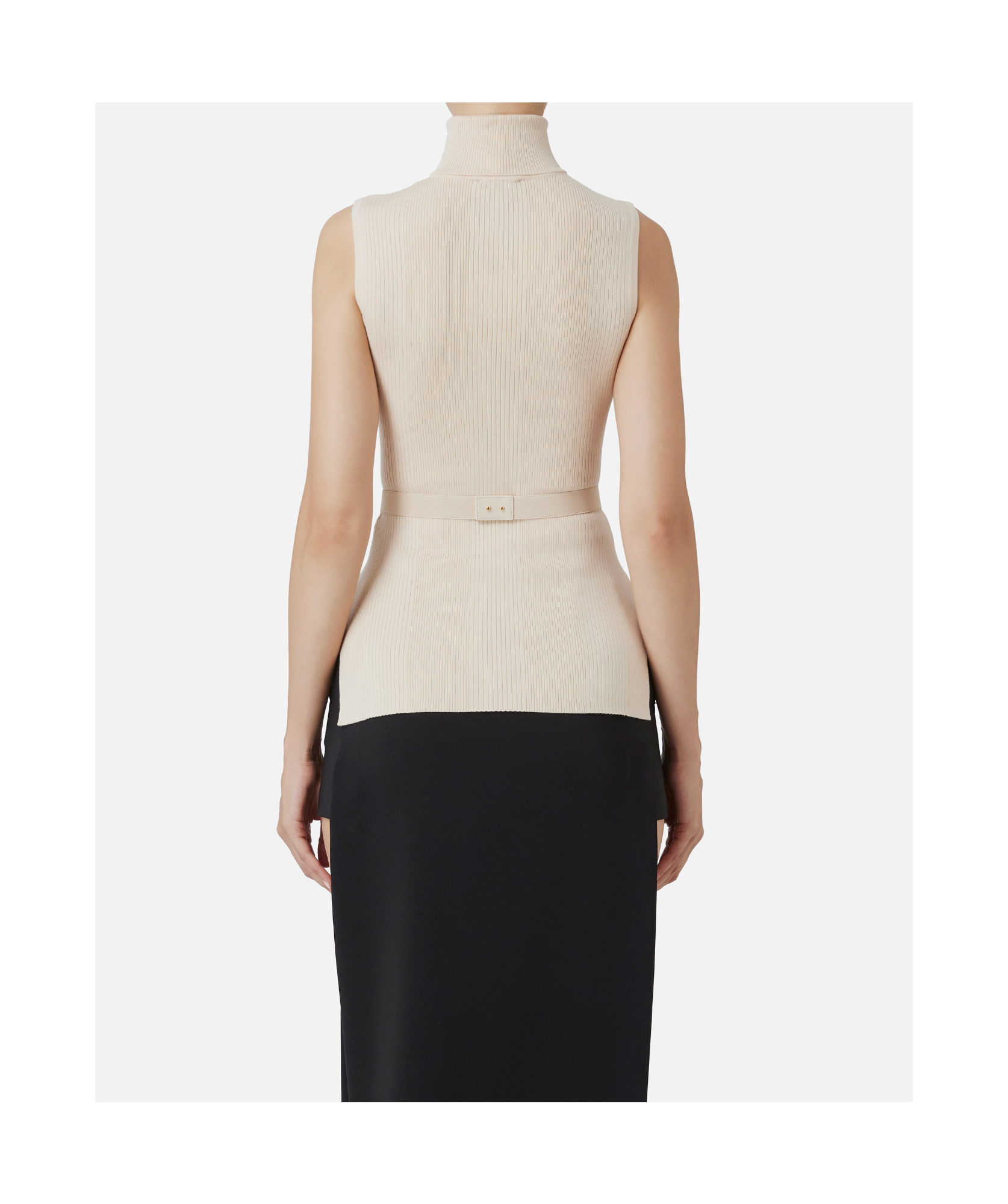 Elisabetta Franchi High-neck Sweater In Black