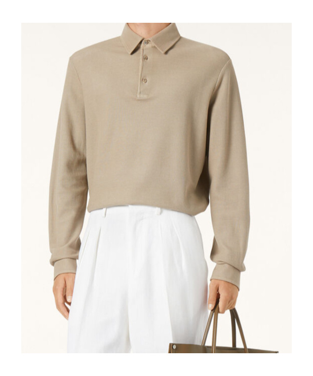 LORO PIANA LORO PIANA LONG-SLEEVED POLO SHIRT