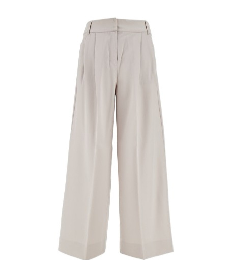 Max Mara Belt-loop Casual Pants In White