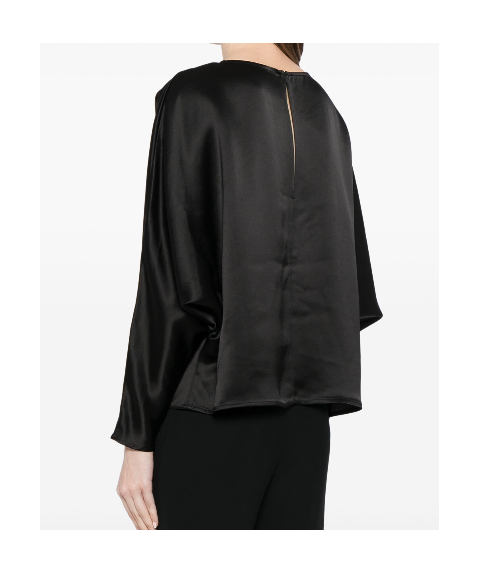 By Malene Birger Odelleys Satin Blouse In Black