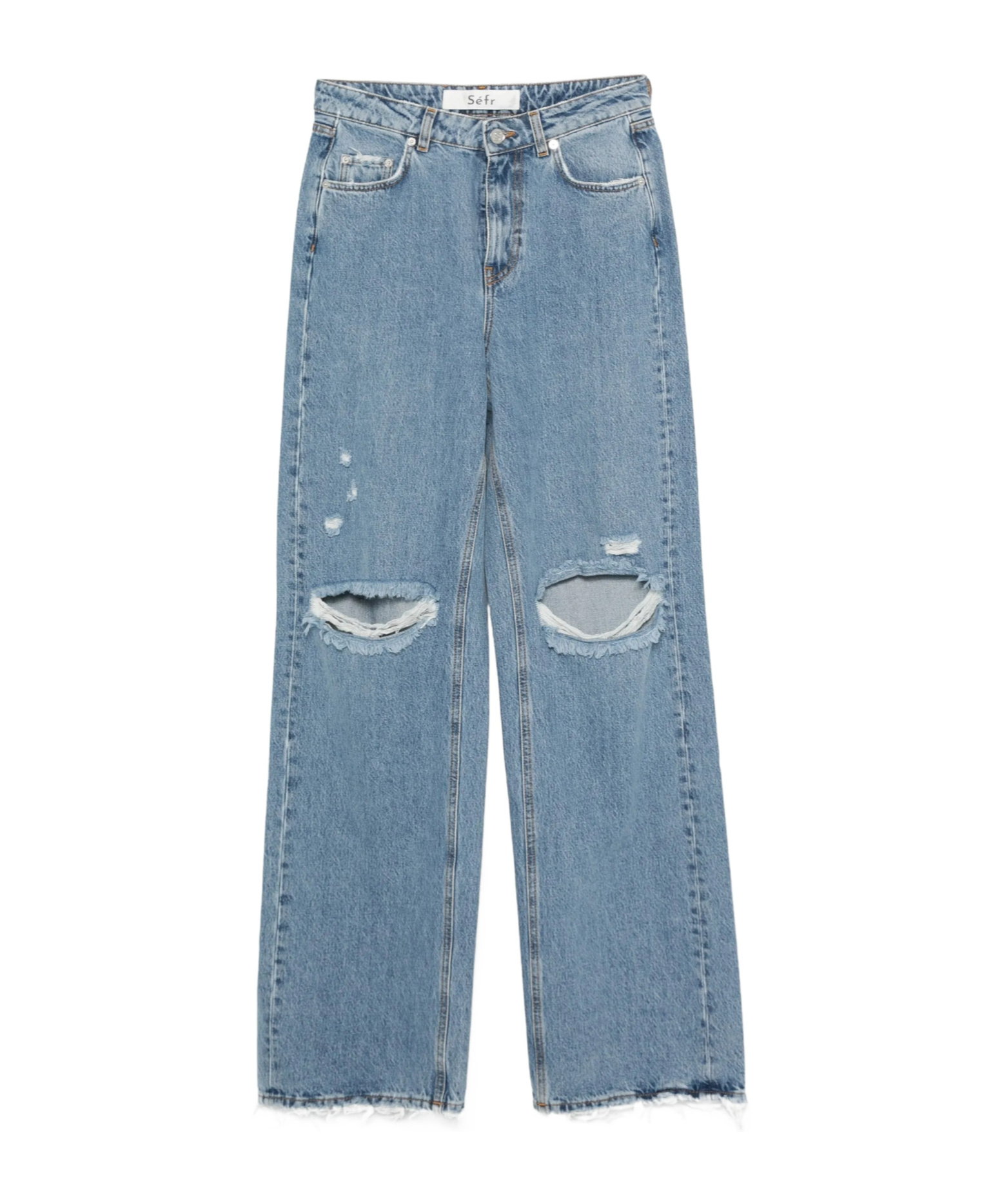 Séfr Wide-leg Jeans In Blue