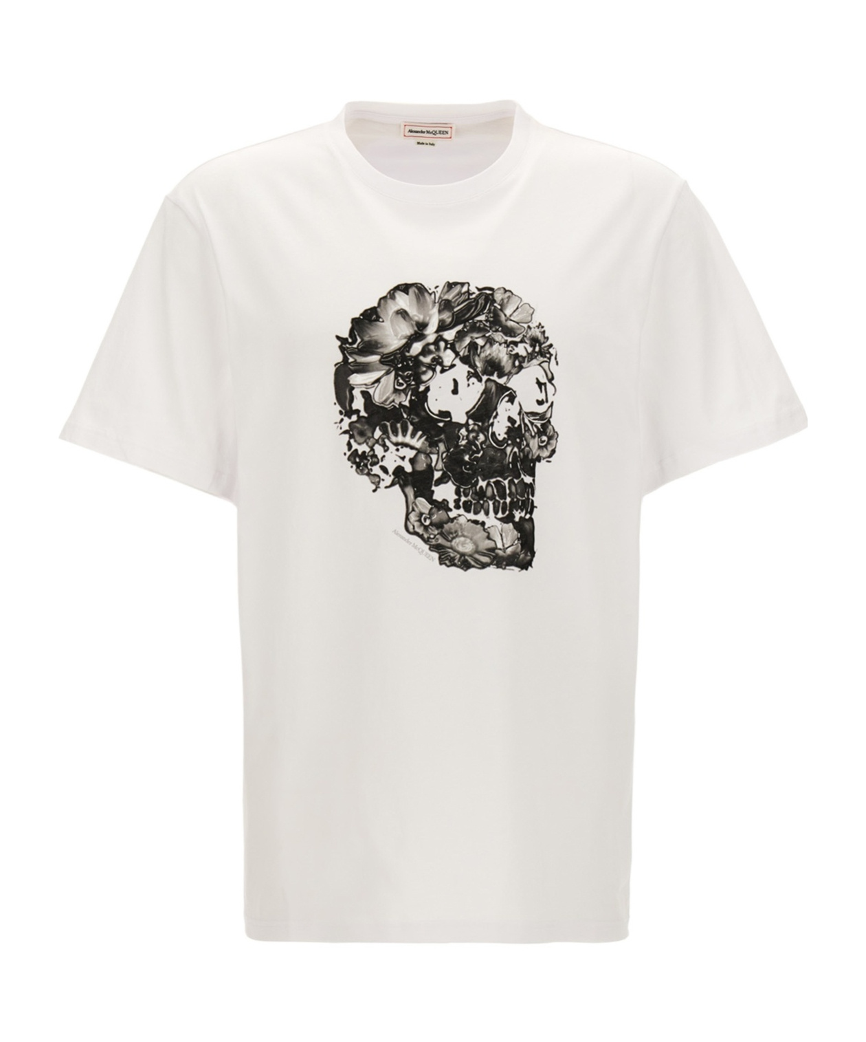 Alexander Mcqueen Mcqueen Men Printed T-shirt In White