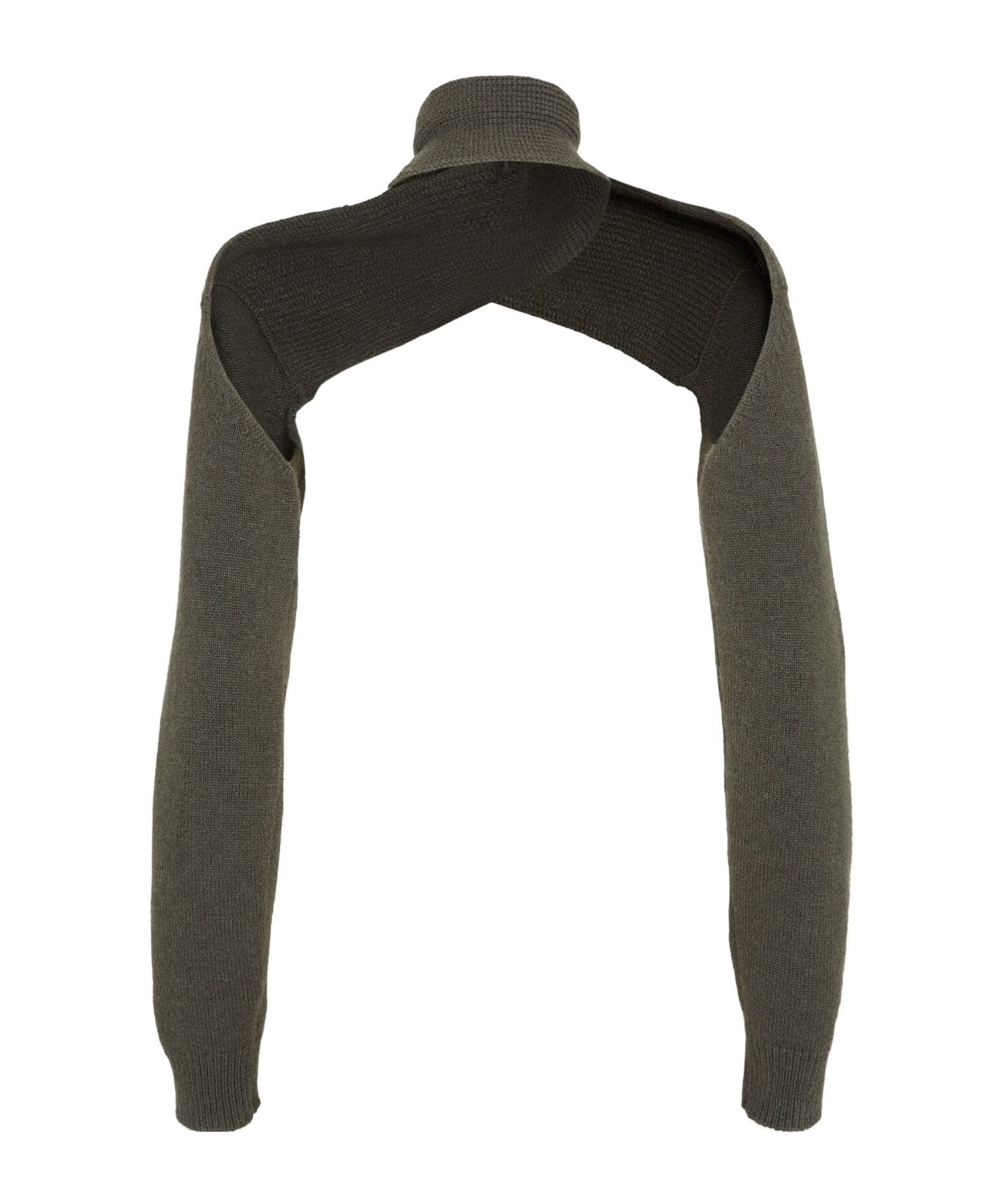 Fendi High-necked Shawl In Black
