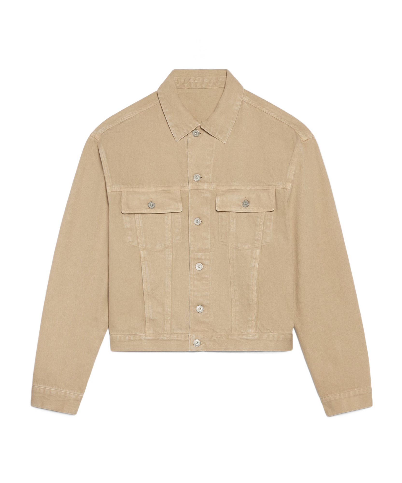 Jacquemus Tan Les Classiques 'la Veste De-nîmes' Denim Jacket In Nude