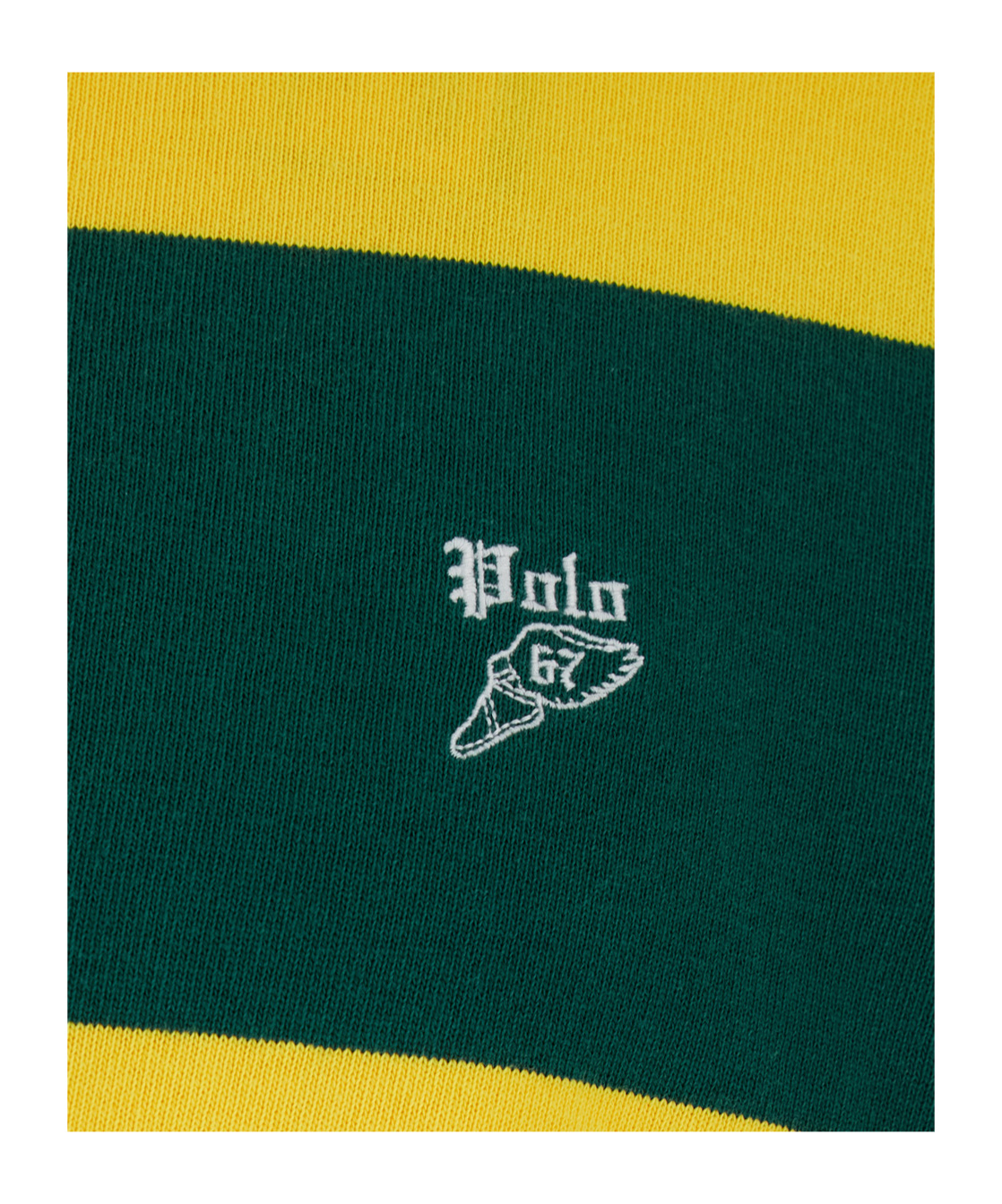 Polo Ralph Lauren Multicolor Polo Shirt With Logo Embroidery On The Front And All-over Striped Motif