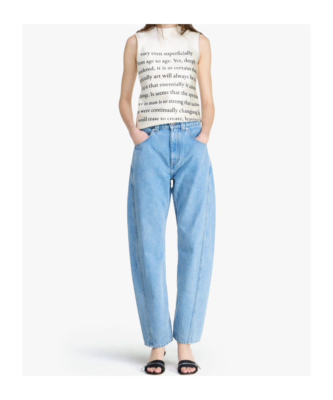 Jw Anderson Twisted Slim-fit Jeans In Blue
