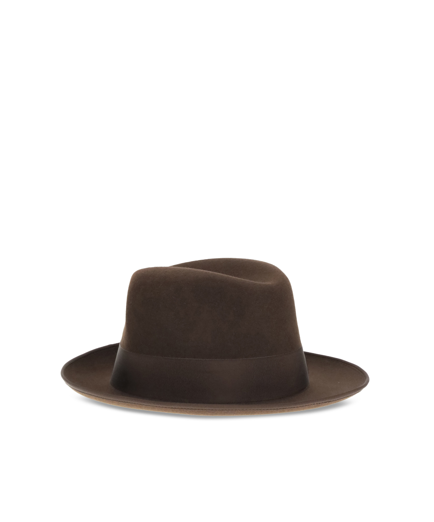 Loro Piana Men Fedora Hat In Gray