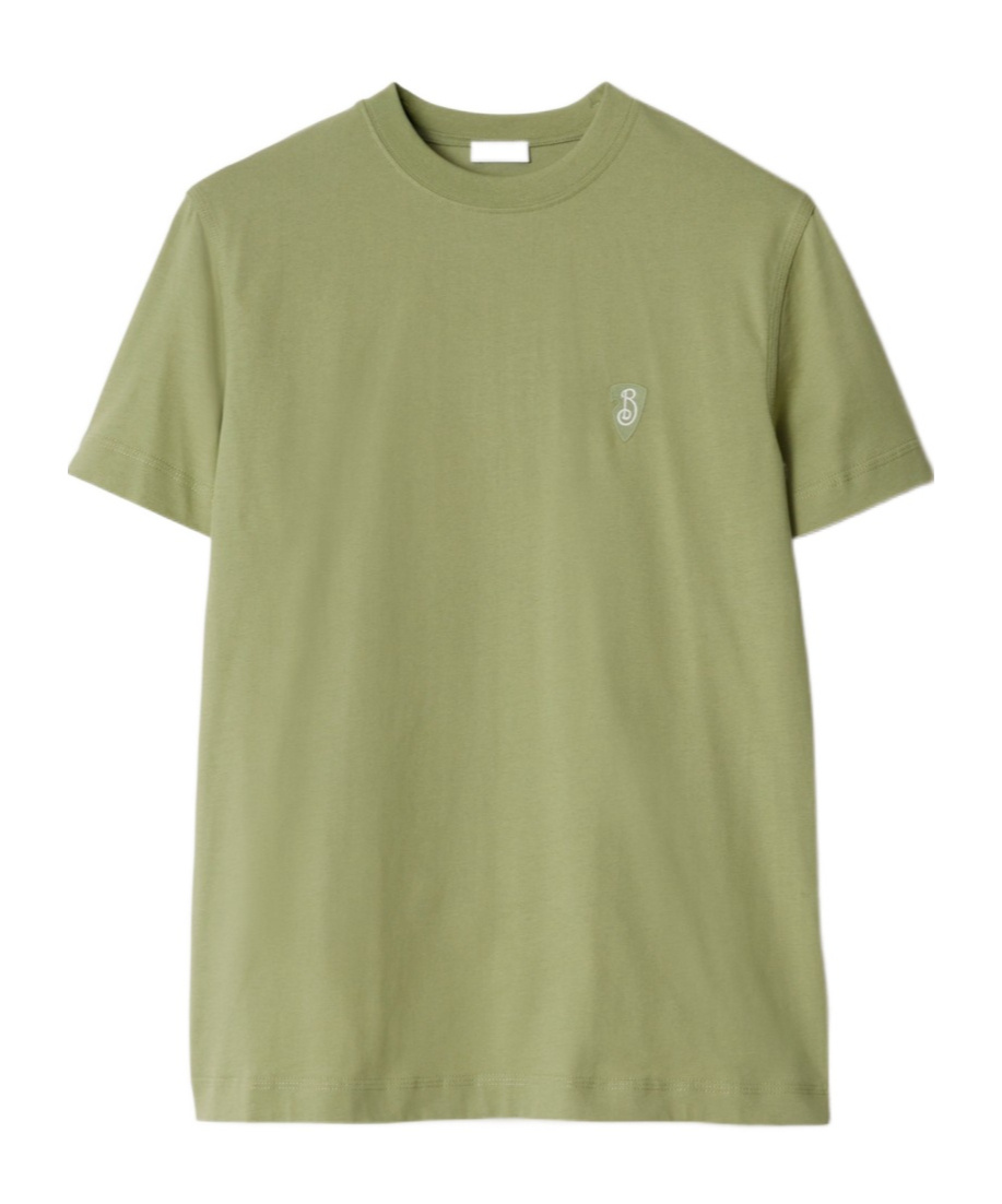 Burberry Men's Ekd Cotton T-shirt In Green