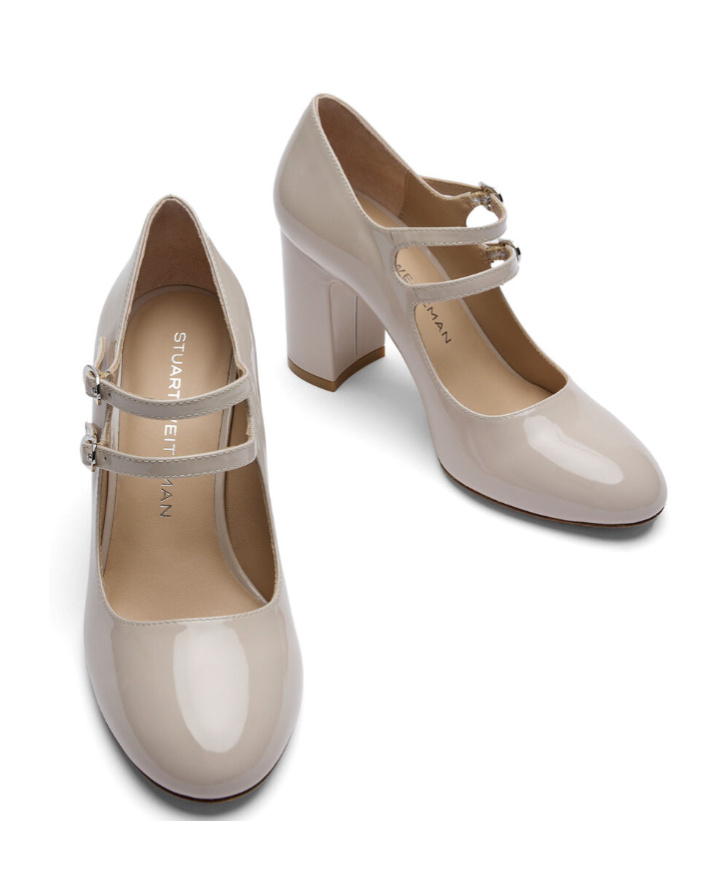 Shop Stuart Weitzman Round Head High Heels In Nude